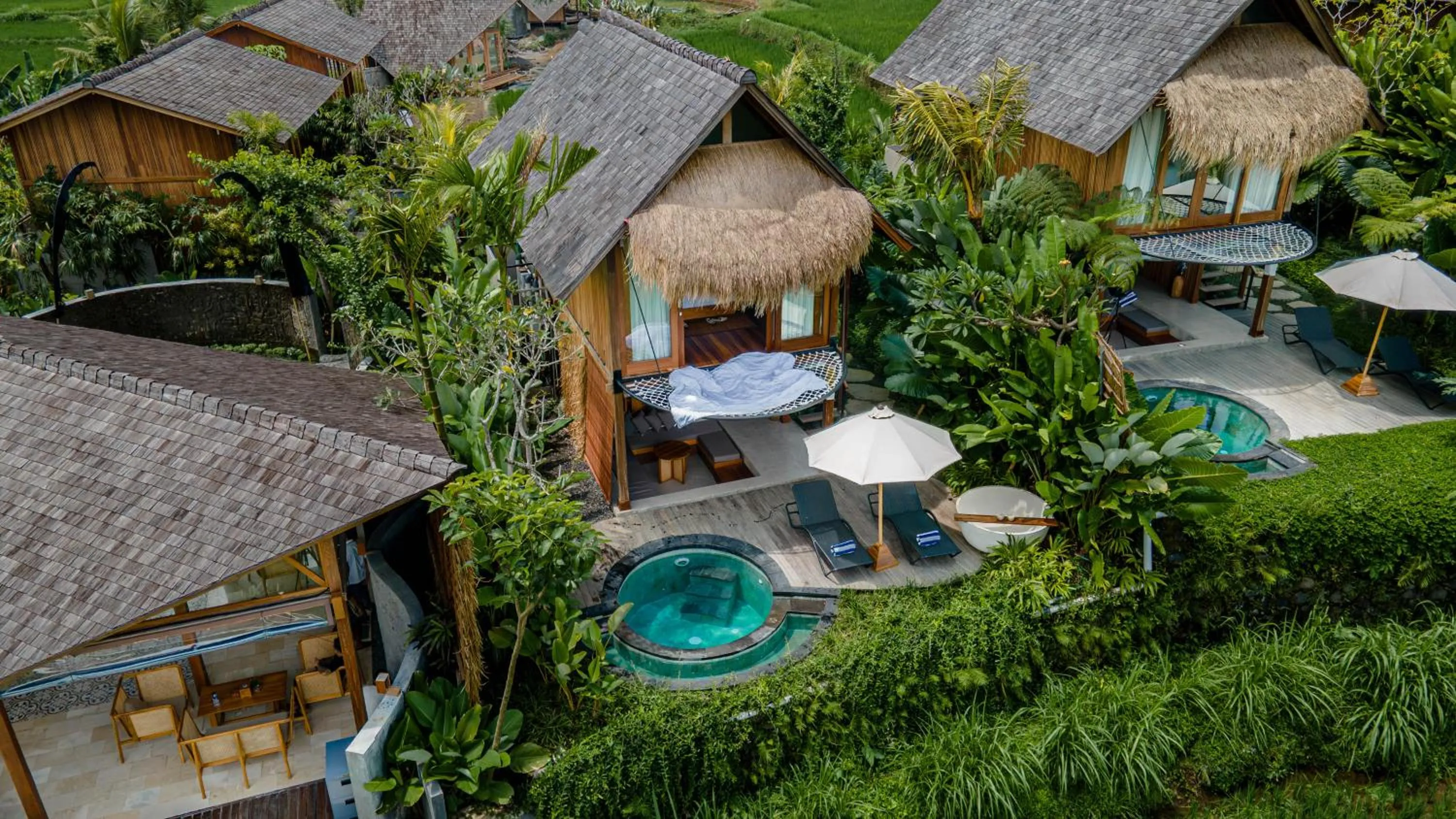 Bird's eye view in The Pulu Villas by GenuineHost