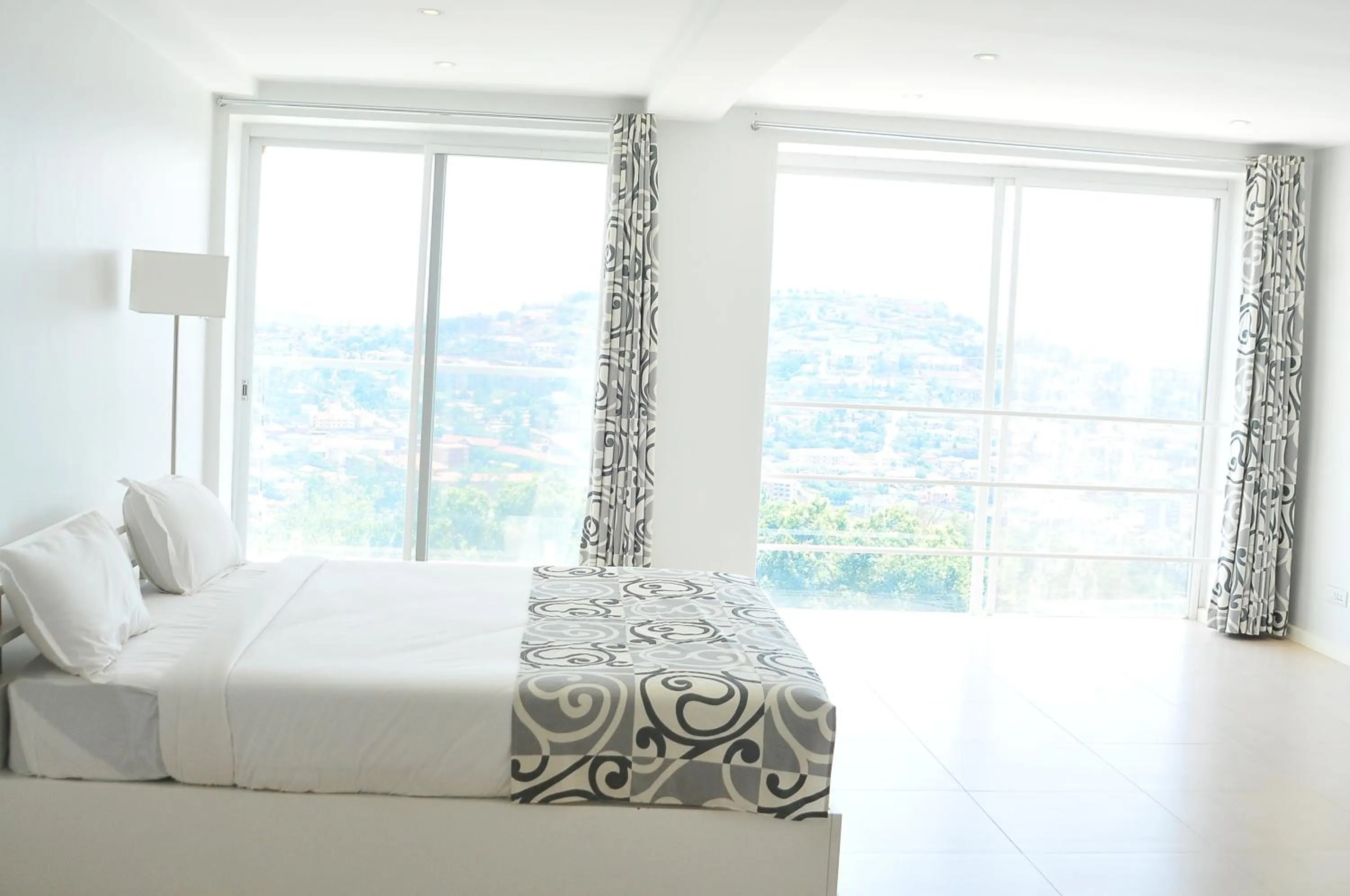 Bed in The Seventeen Apartment Hotel