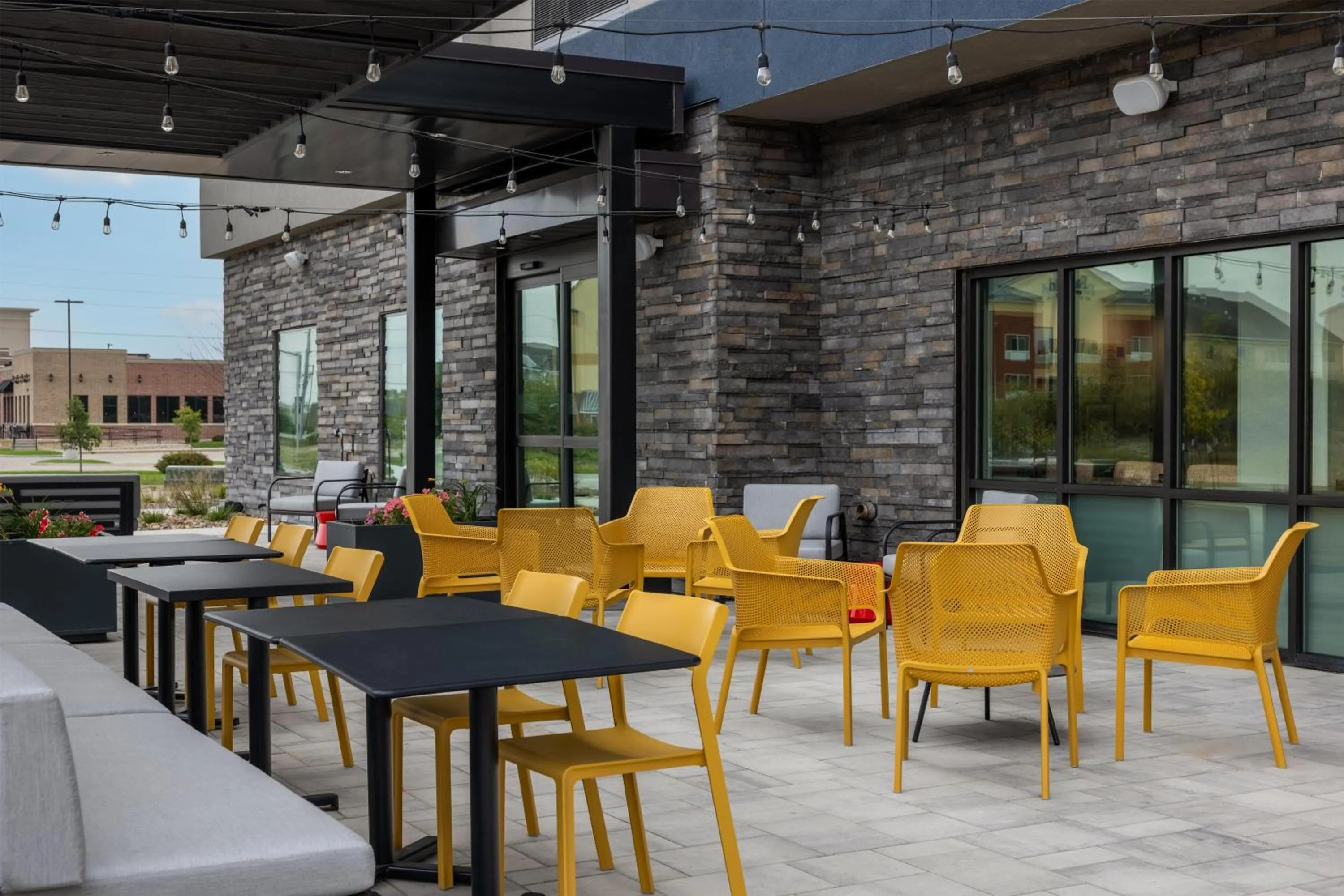 Patio in Home2 Suites By Hilton Ames