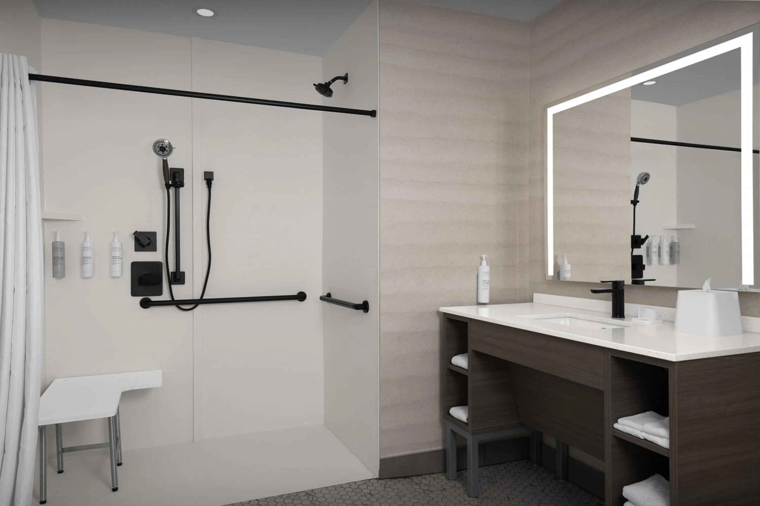 Bathroom in Home2 Suites By Hilton Ramsey