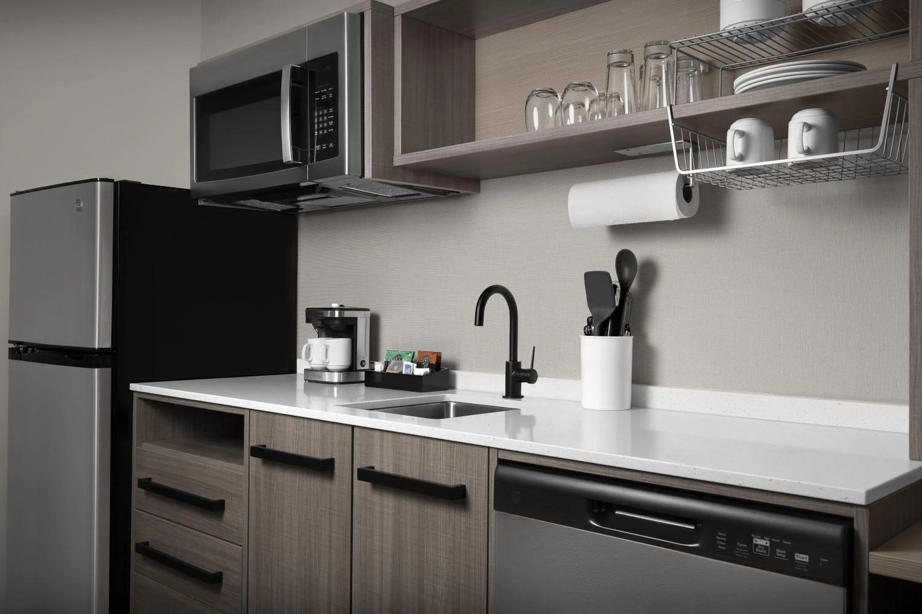 Kitchen or kitchenette in Home2 Suites By Hilton Ramsey