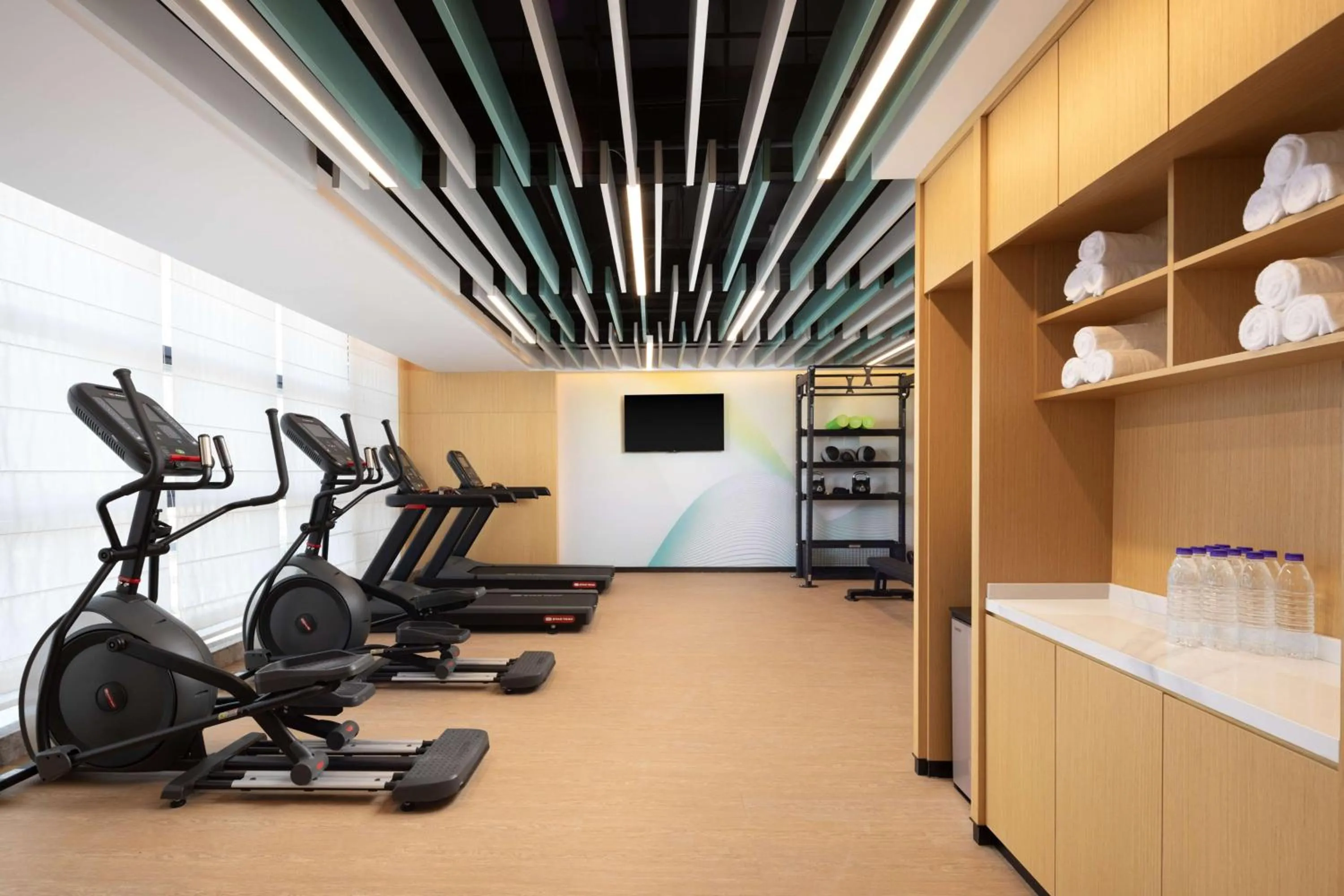 Fitness centre/facilities in Hilton Garden Inn Zhoukou Huaiyang