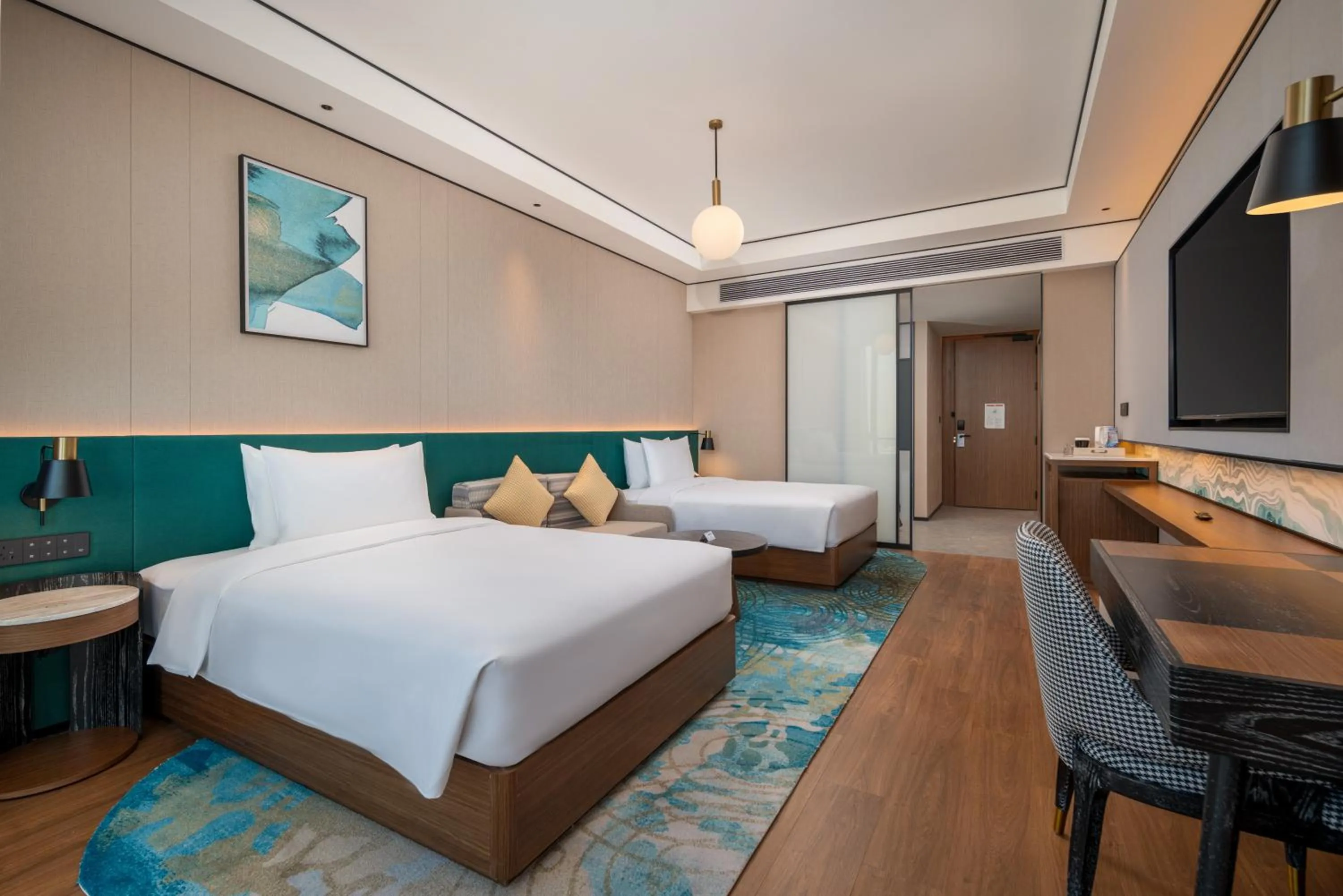 Bed in Hilton Garden Inn Hefei Feixi