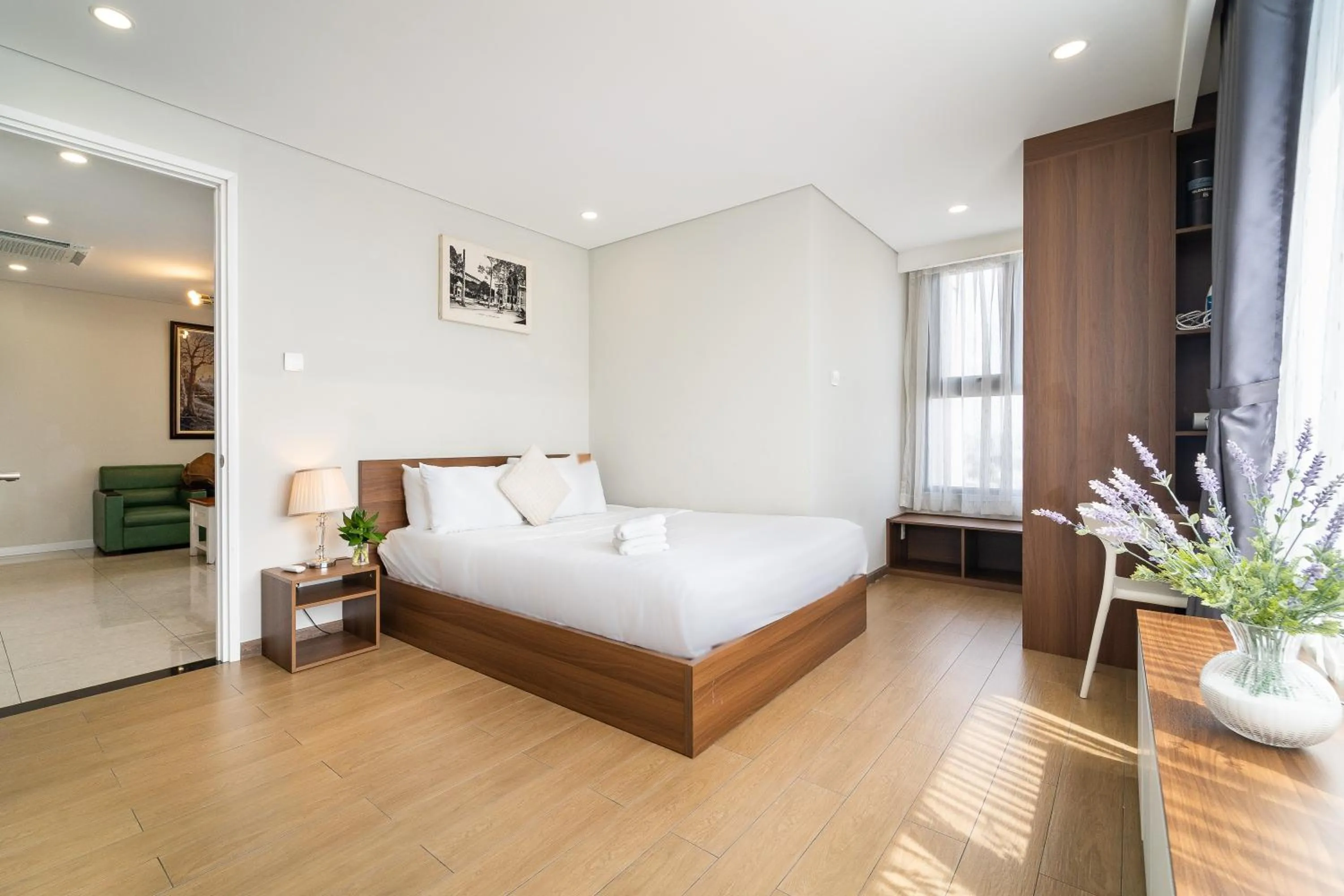 Bed in Great View Vinh Hoi Apartment