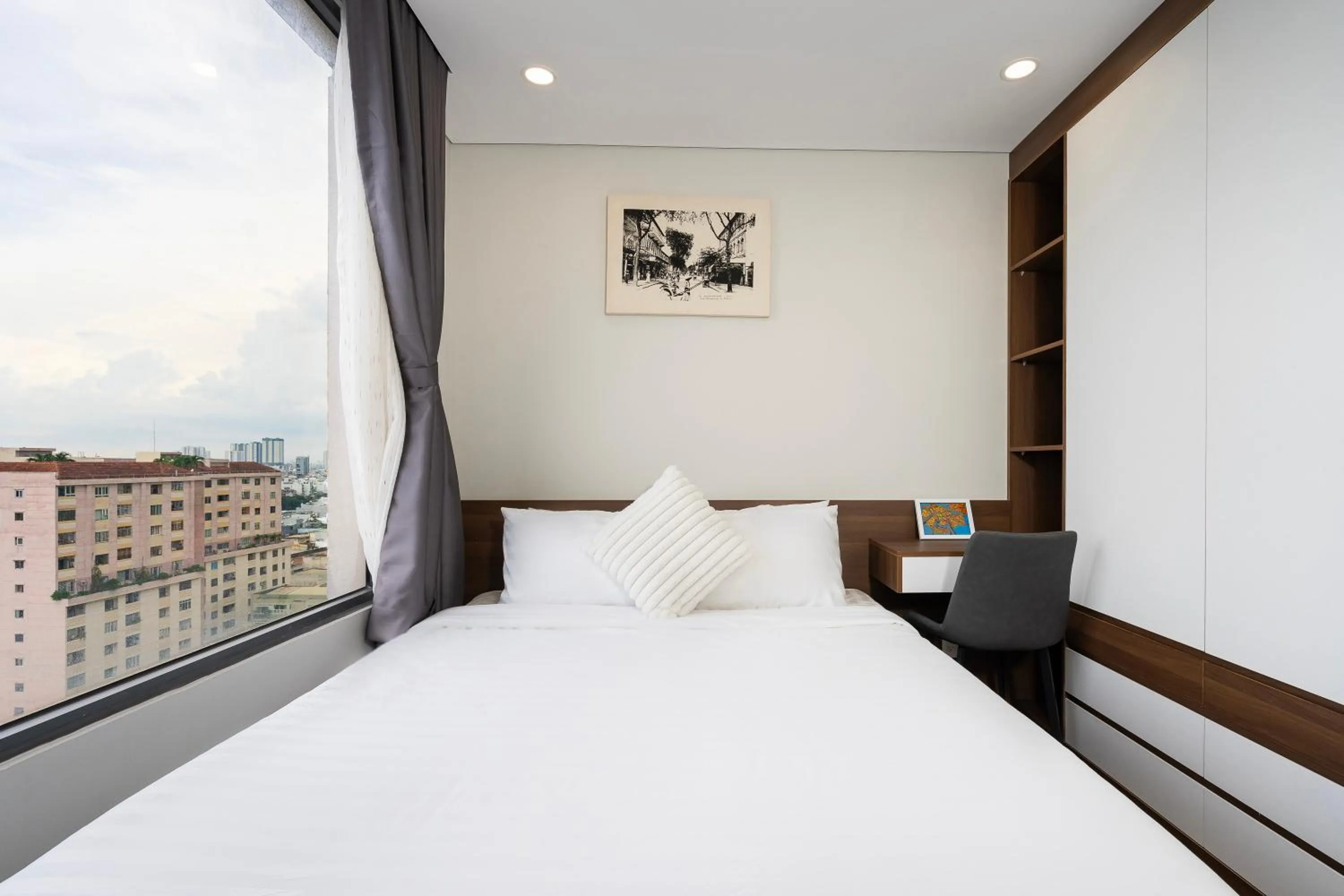 Bed in Great View Vinh Hoi Apartment