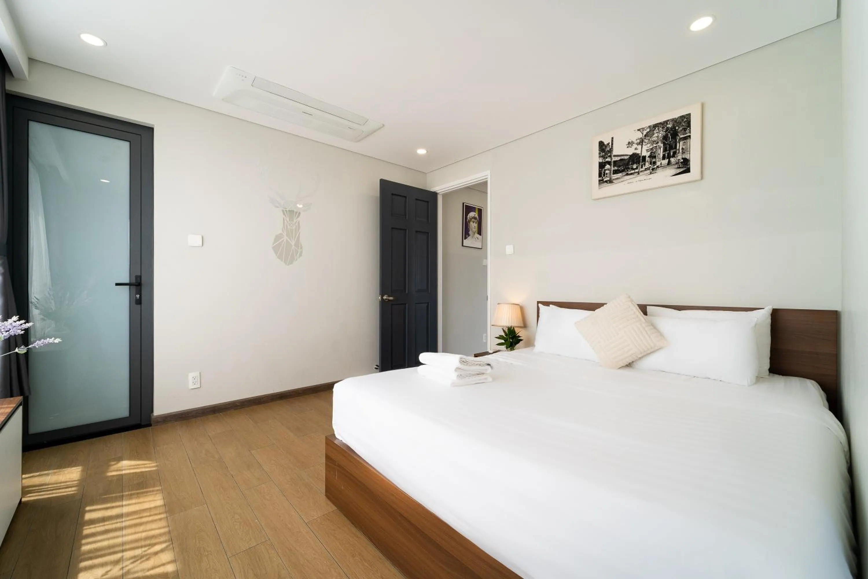 Bed in Great View Vinh Hoi Apartment
