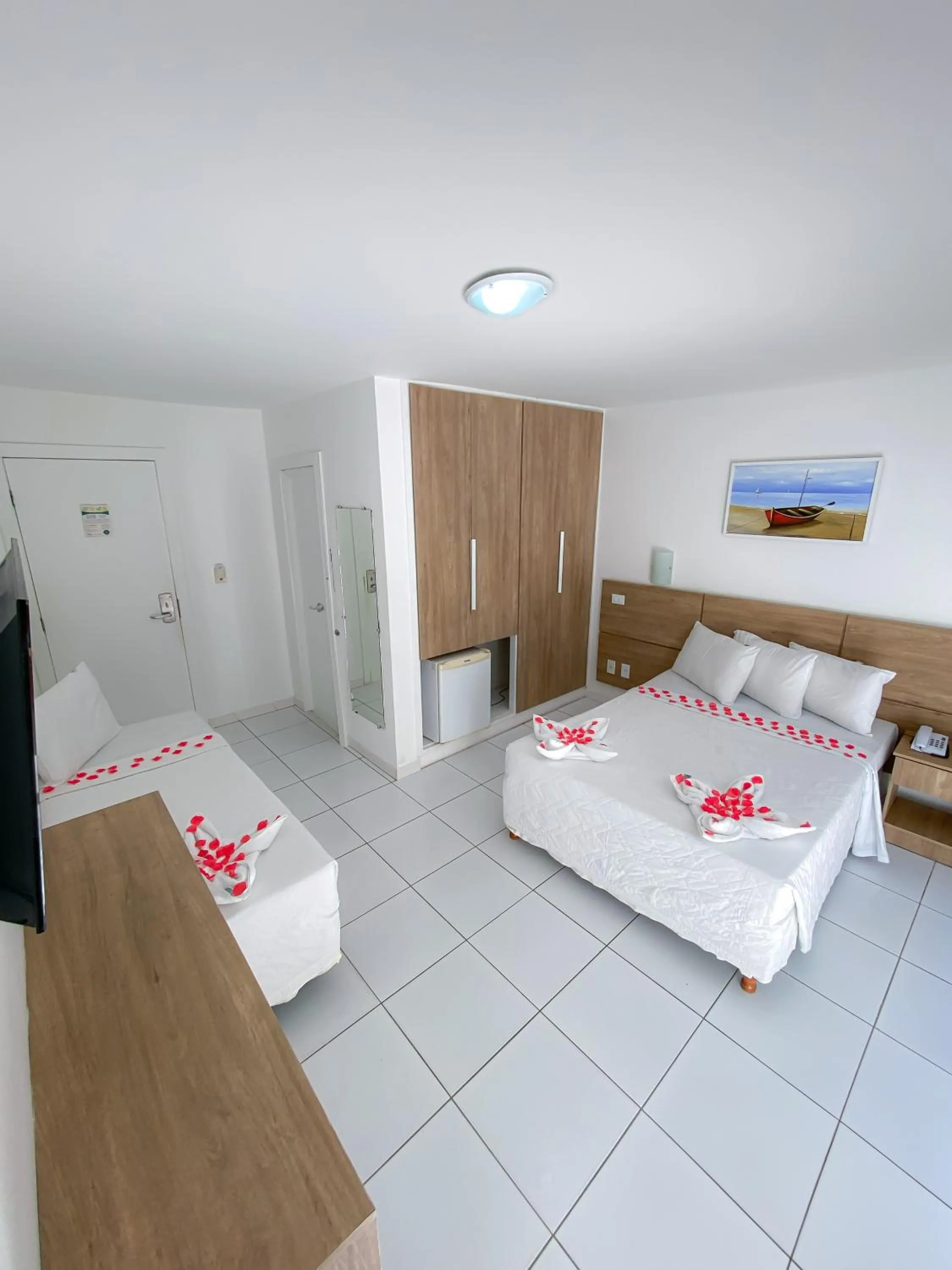 Bed in Bosque do Porto Praia Hotel