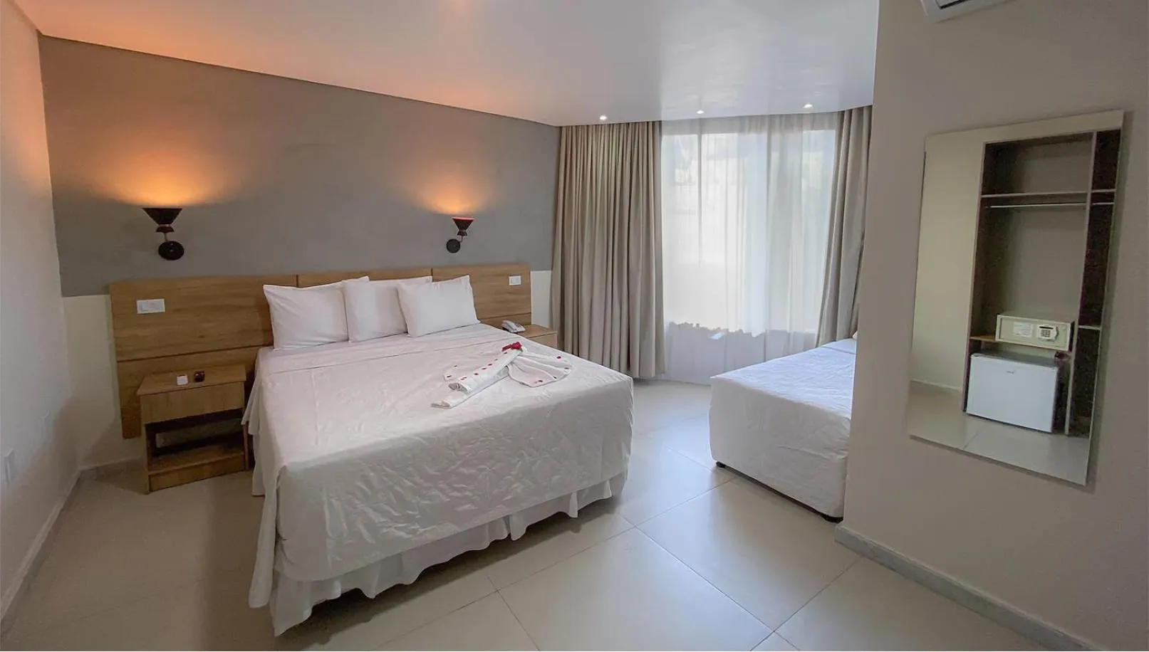 Bed in Bosque do Porto Praia Hotel