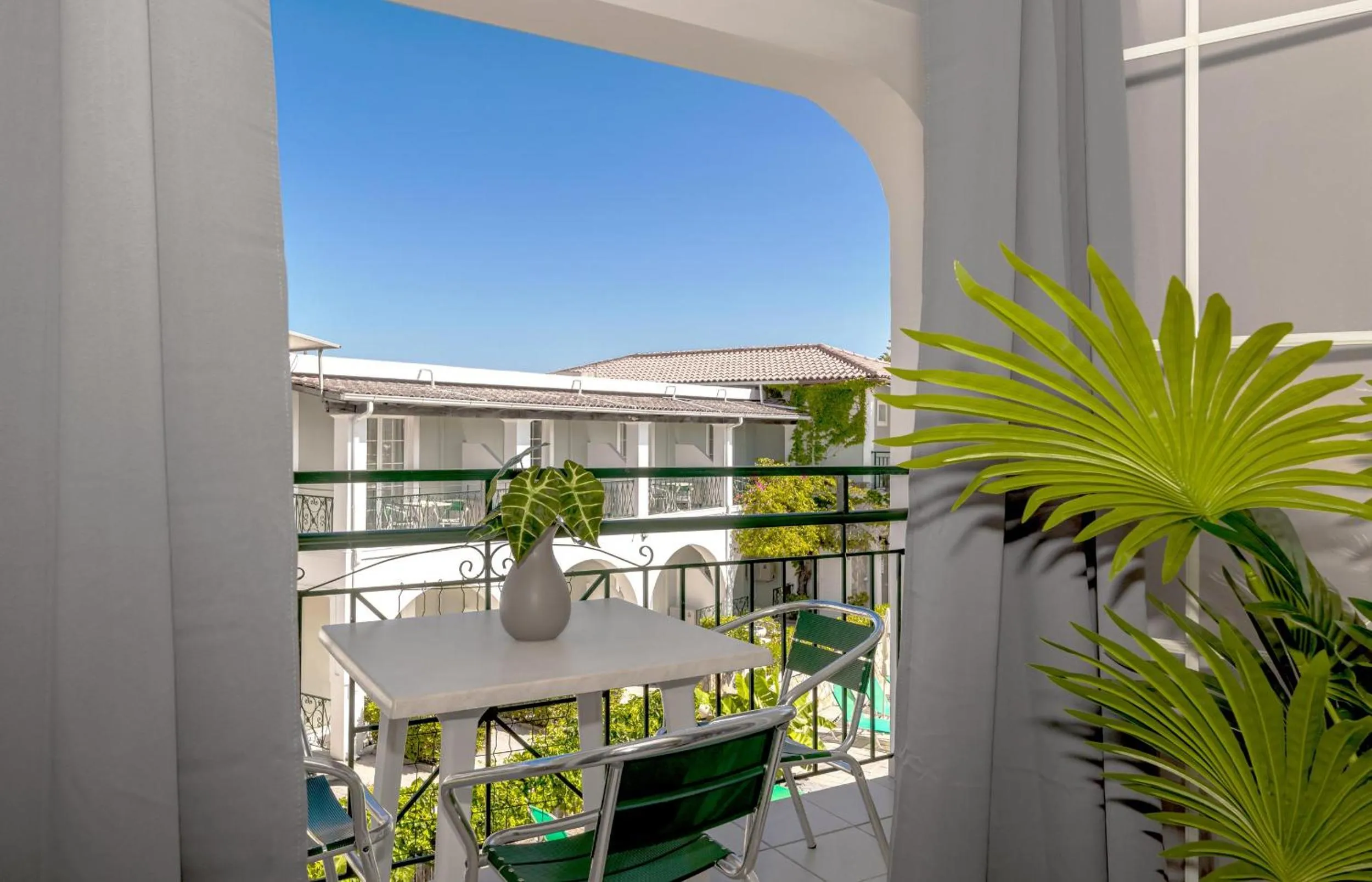 Patio in Sofia's Hotel