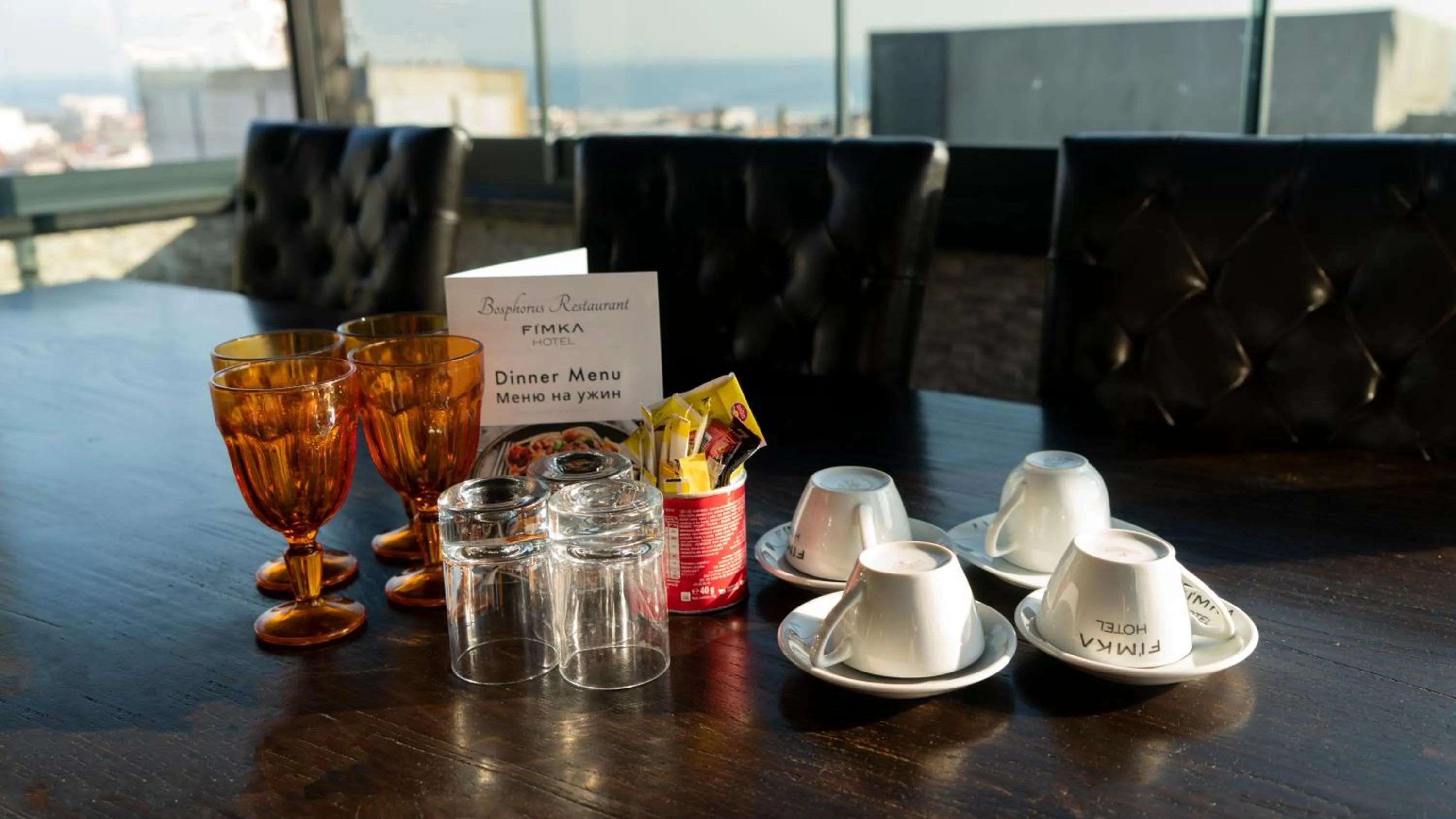 Coffee/tea facilities in Fimka Hotel