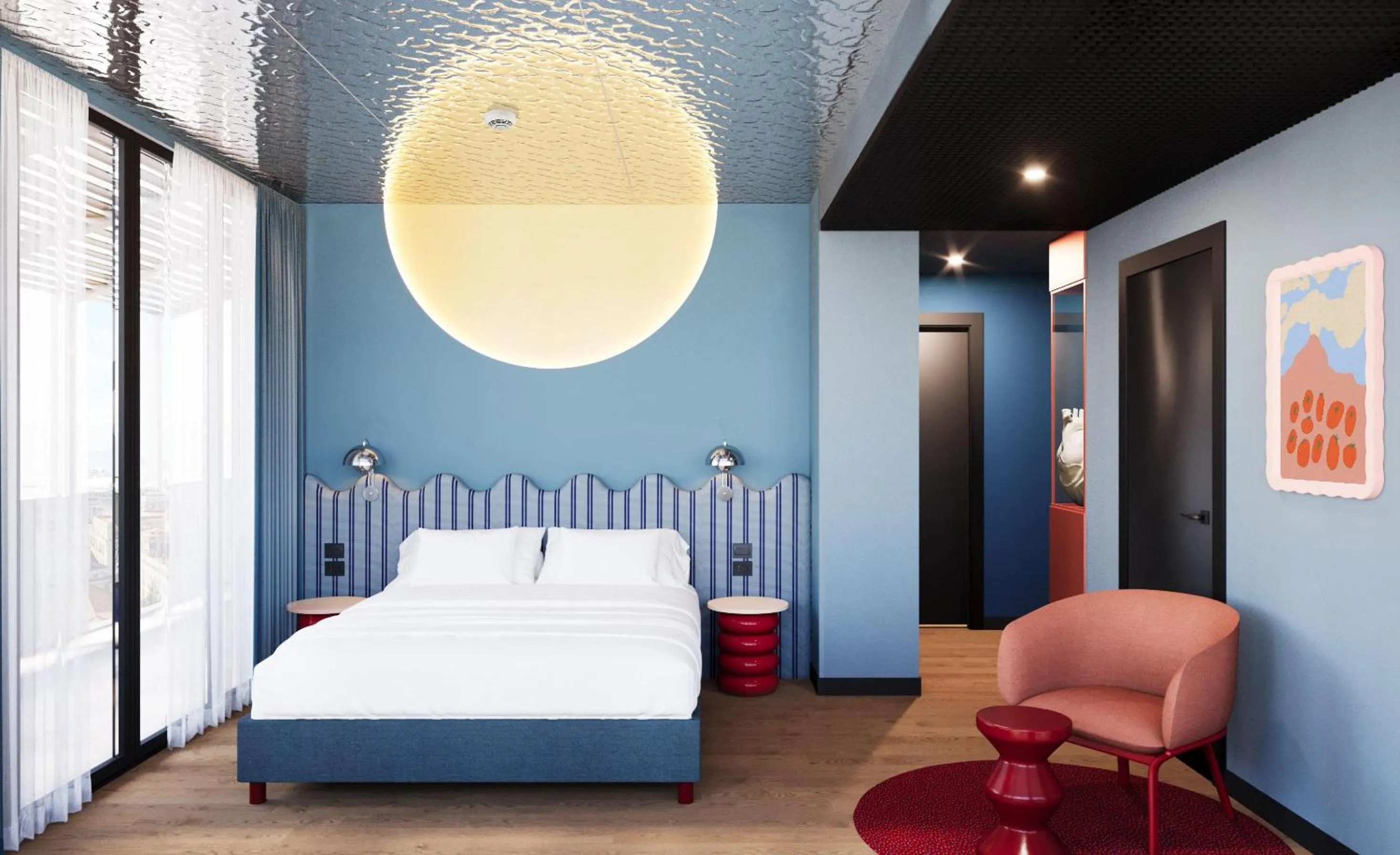 Bedroom, Bed in CX Naples Centrale