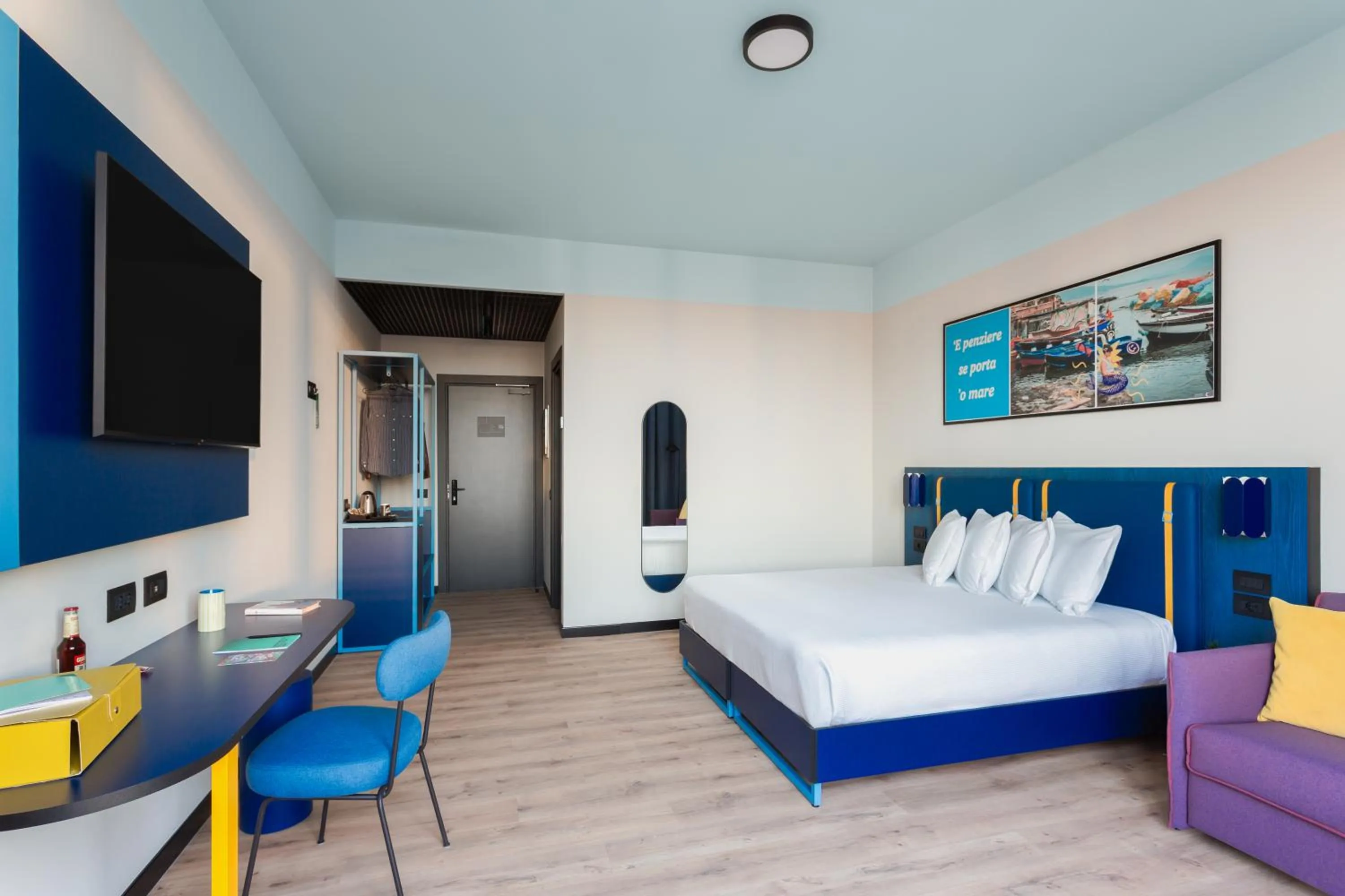 Bedroom, Bed in CX Naples Centrale