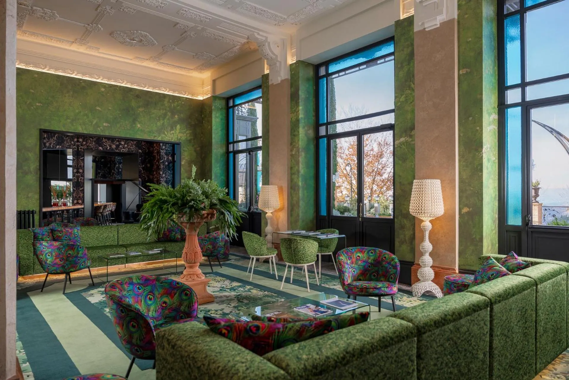 Living room in Nuvole Garden Hotel