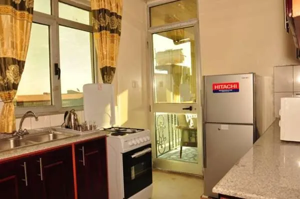 Communal kitchen in Keba Guest House