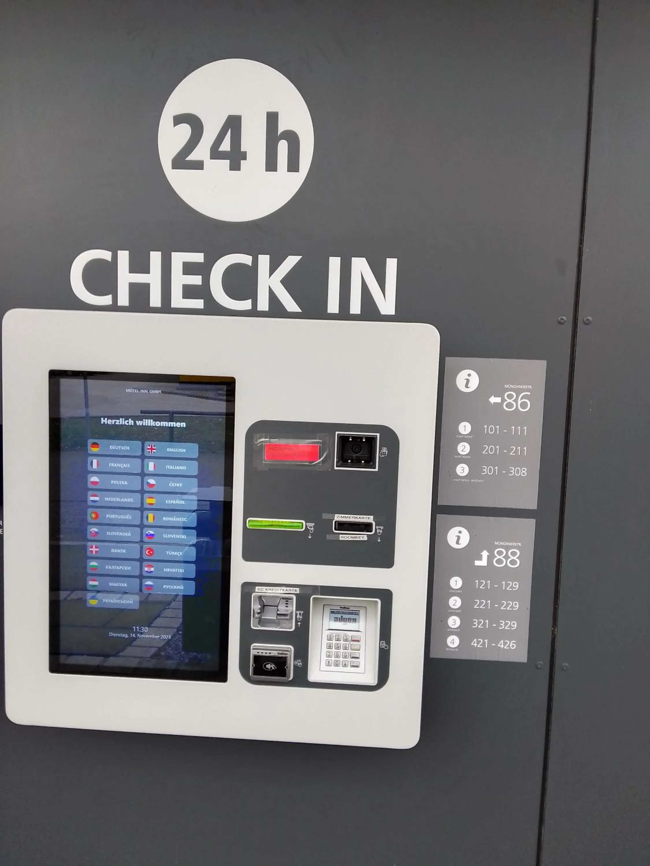 Lobby or reception in Motel Inn Simbach