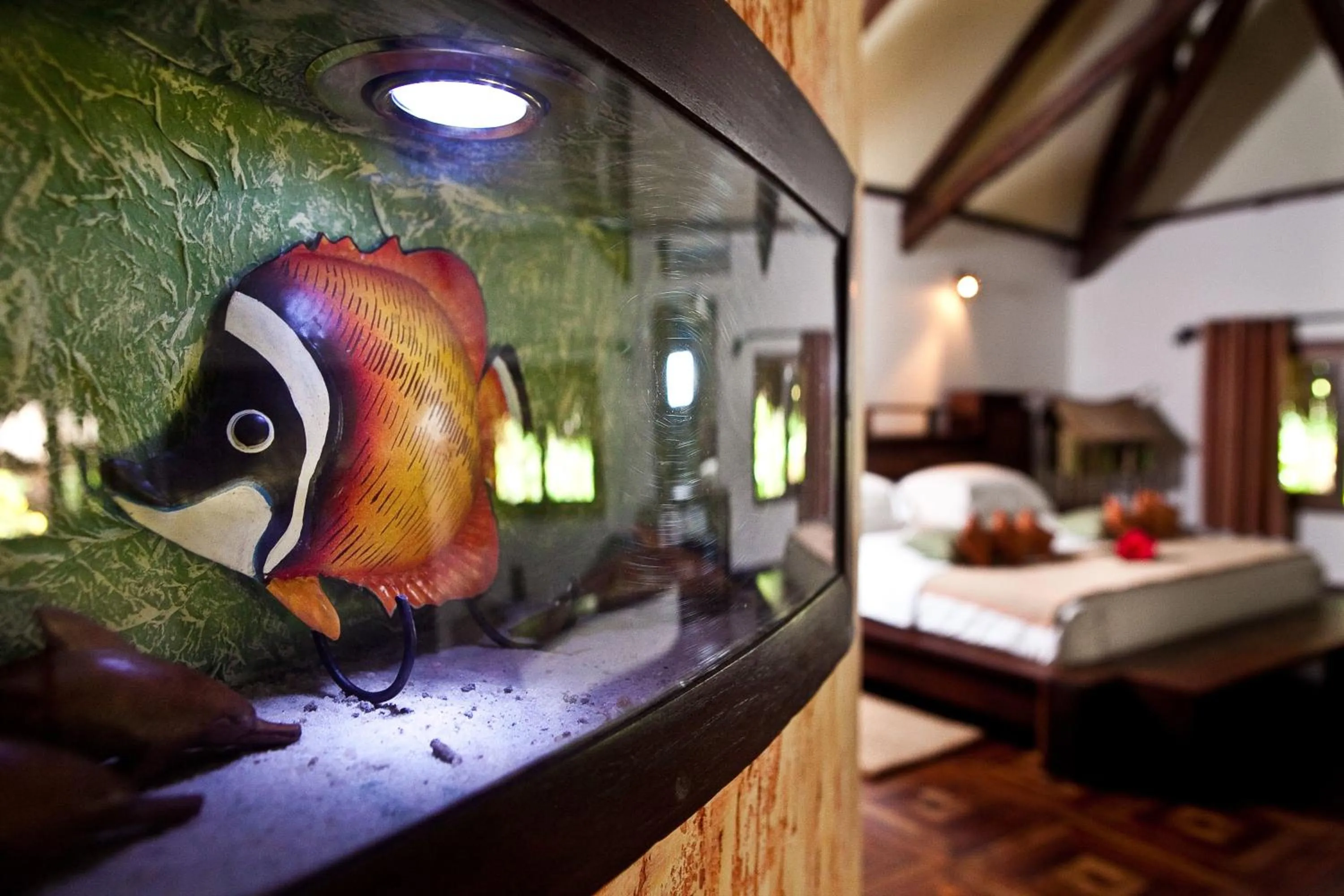 Decorative detail, Bed in Ravintsara Wellness Hotel