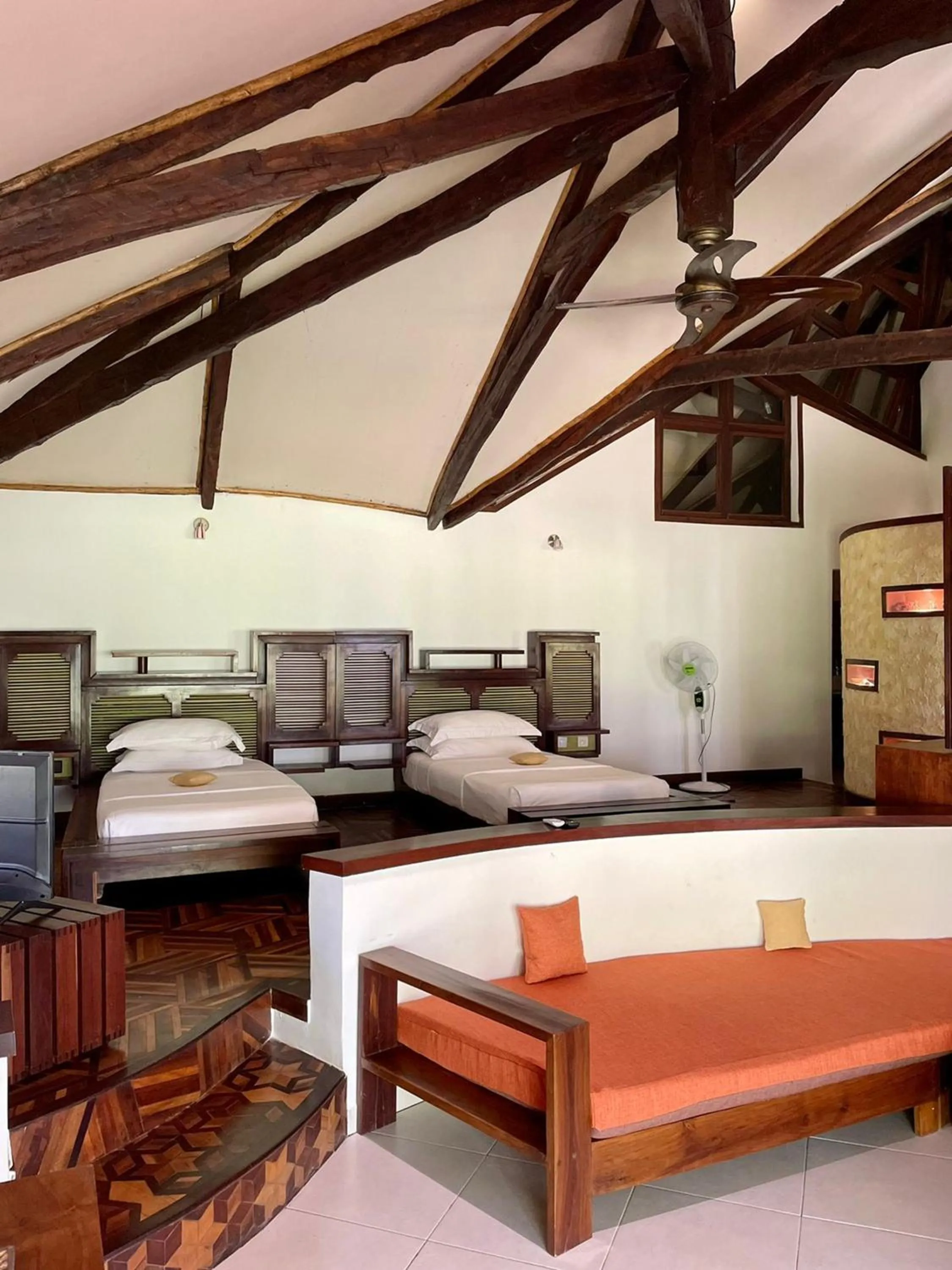 Bed in Ravintsara Wellness Hotel