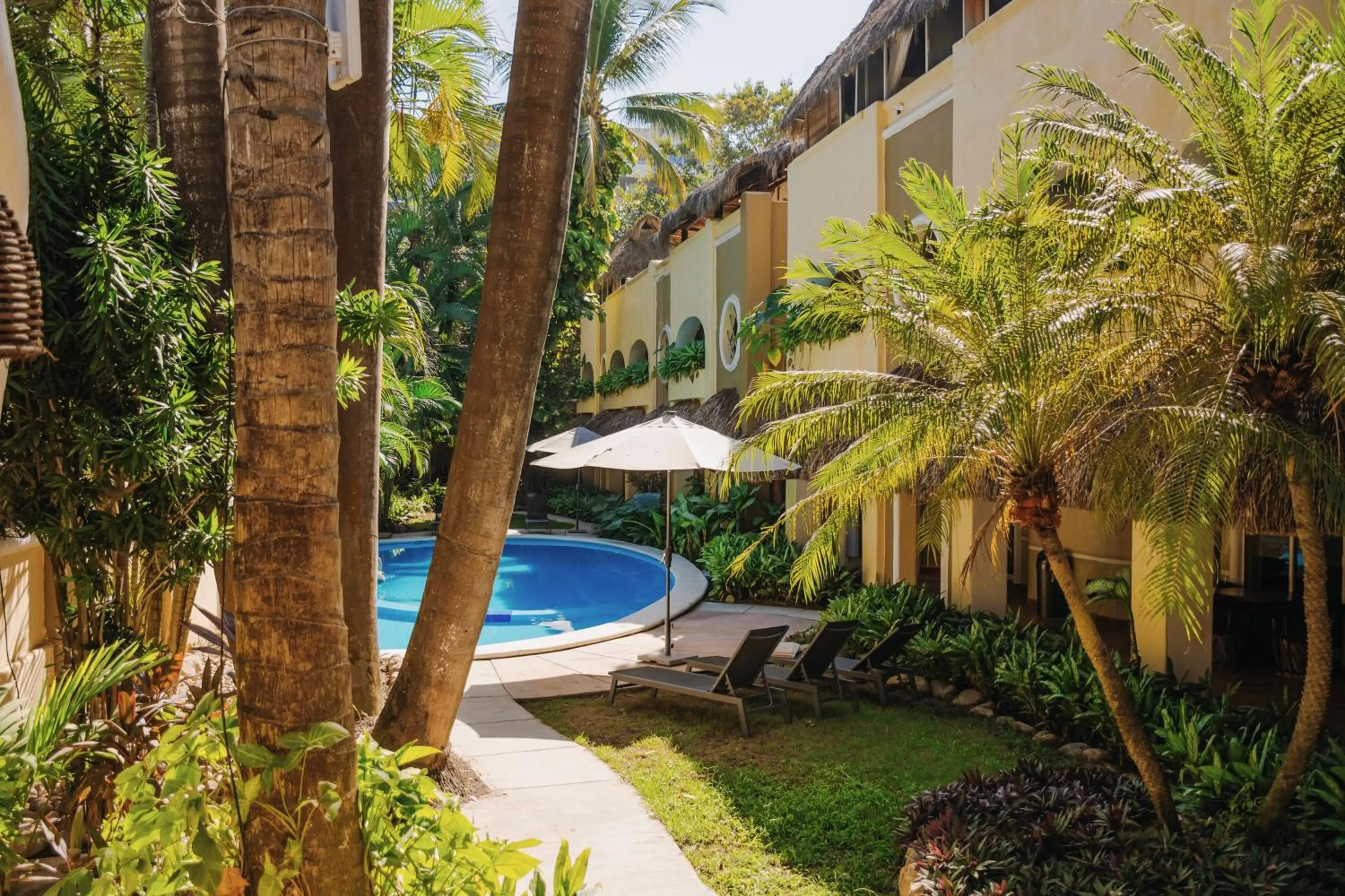 Garden view in Casa Real Sayulita Hotel Boutique