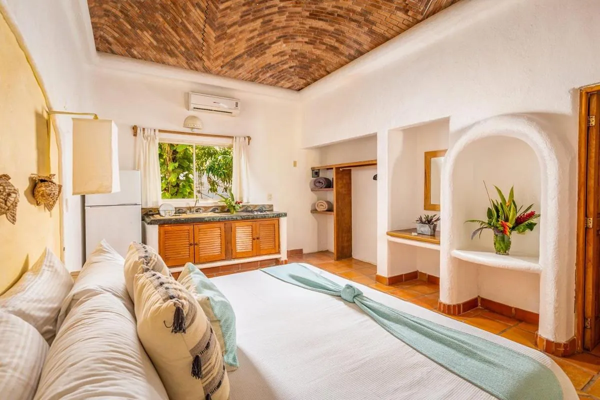 Bed in Casa Real Sayulita Hotel Boutique