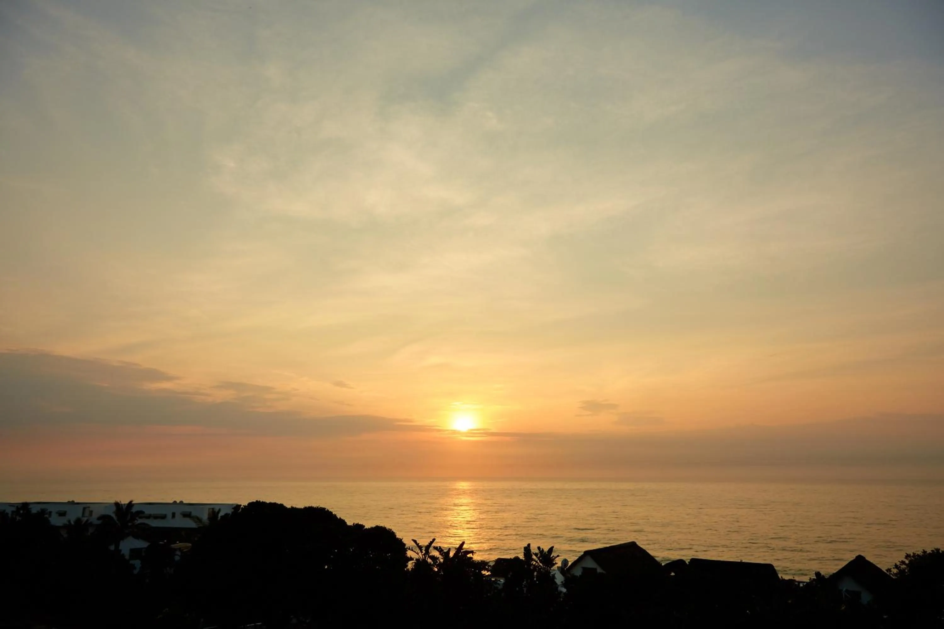 Sunrise in First Group Chaka's Rock Chalets