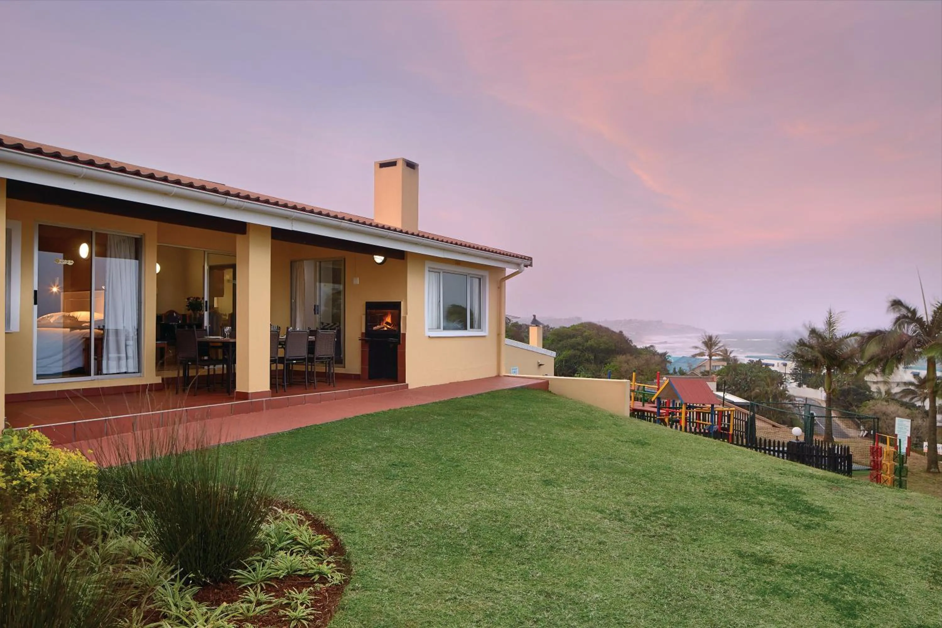 Garden in First Group Chaka's Rock Chalets