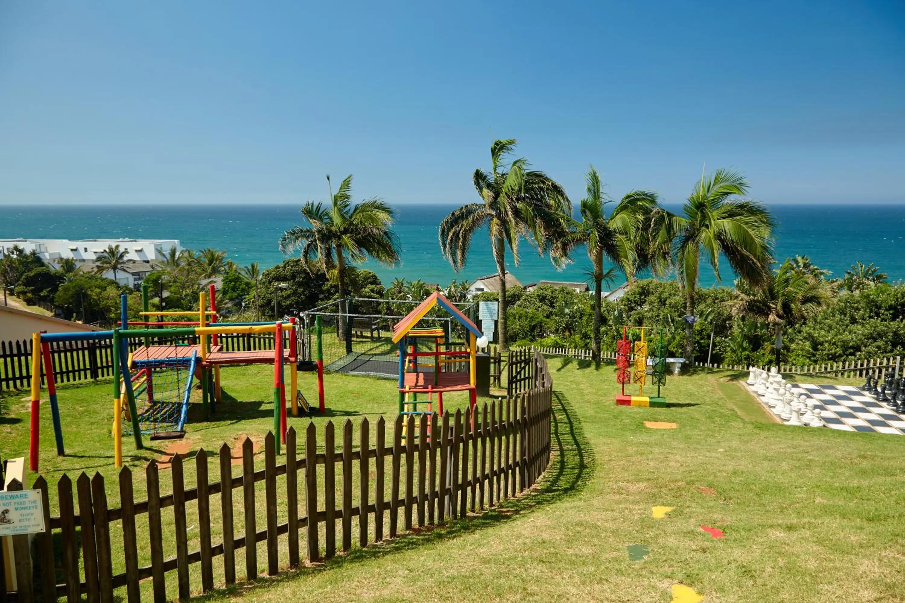 Children play ground in First Group Chaka's Rock Chalets