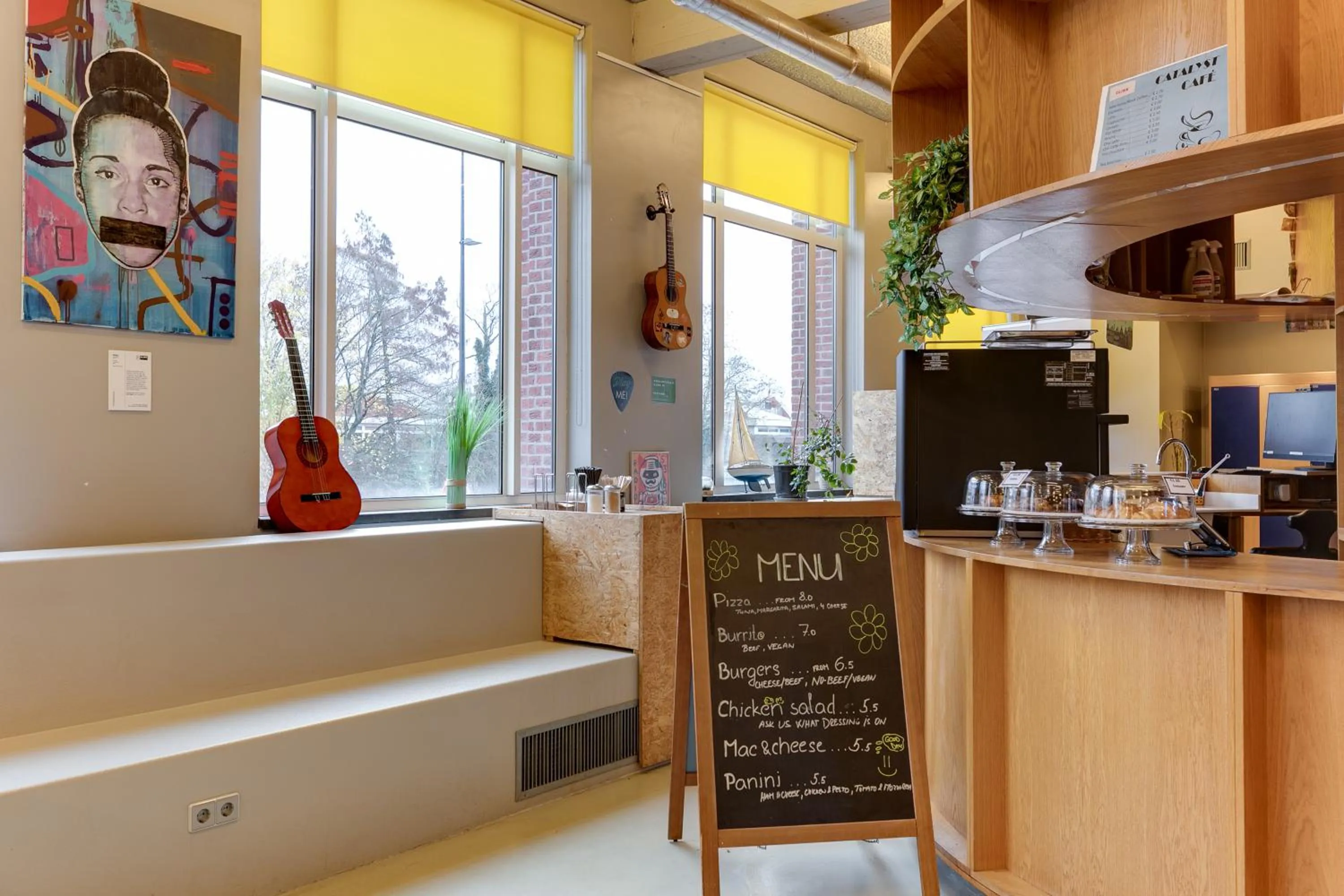 Lobby or reception in ClinkNOORD Hostel