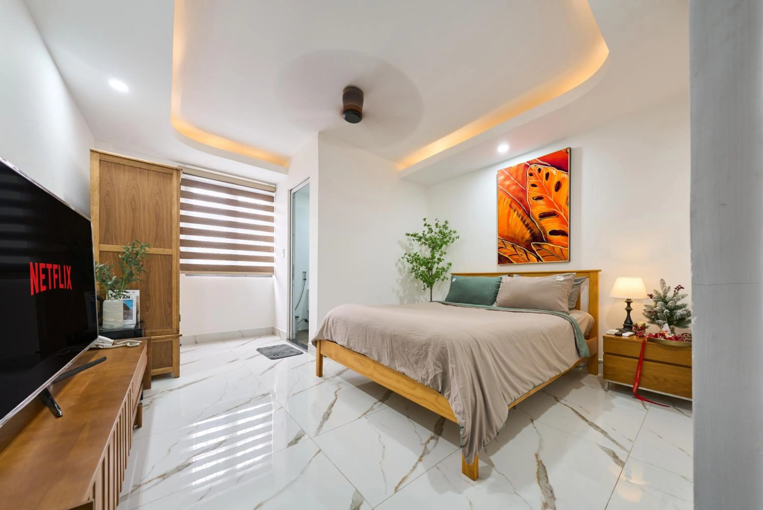 Bed in Green Riverside Hotel & Apartment