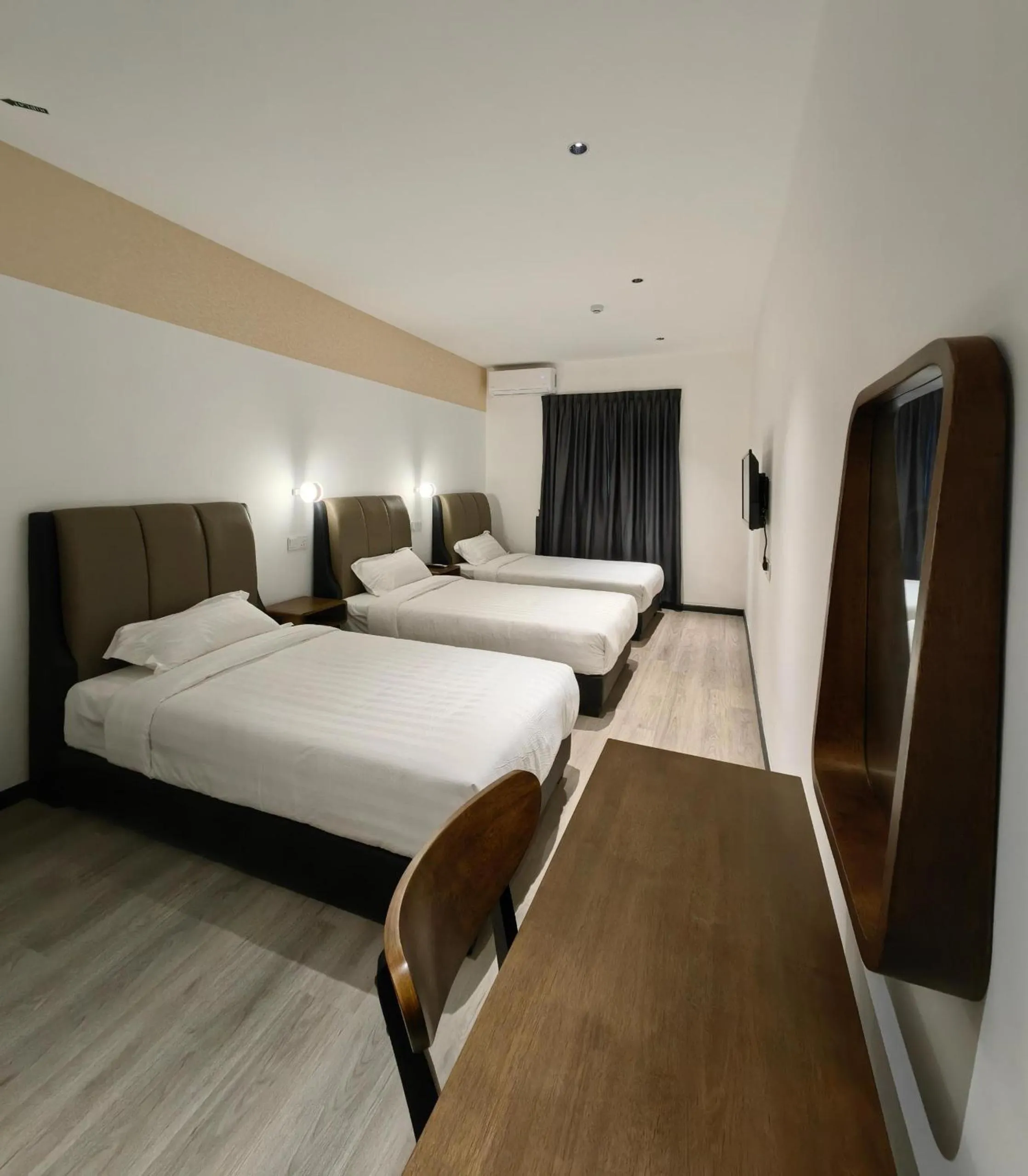 Bed in Galaxy Hotel Bandar Perda