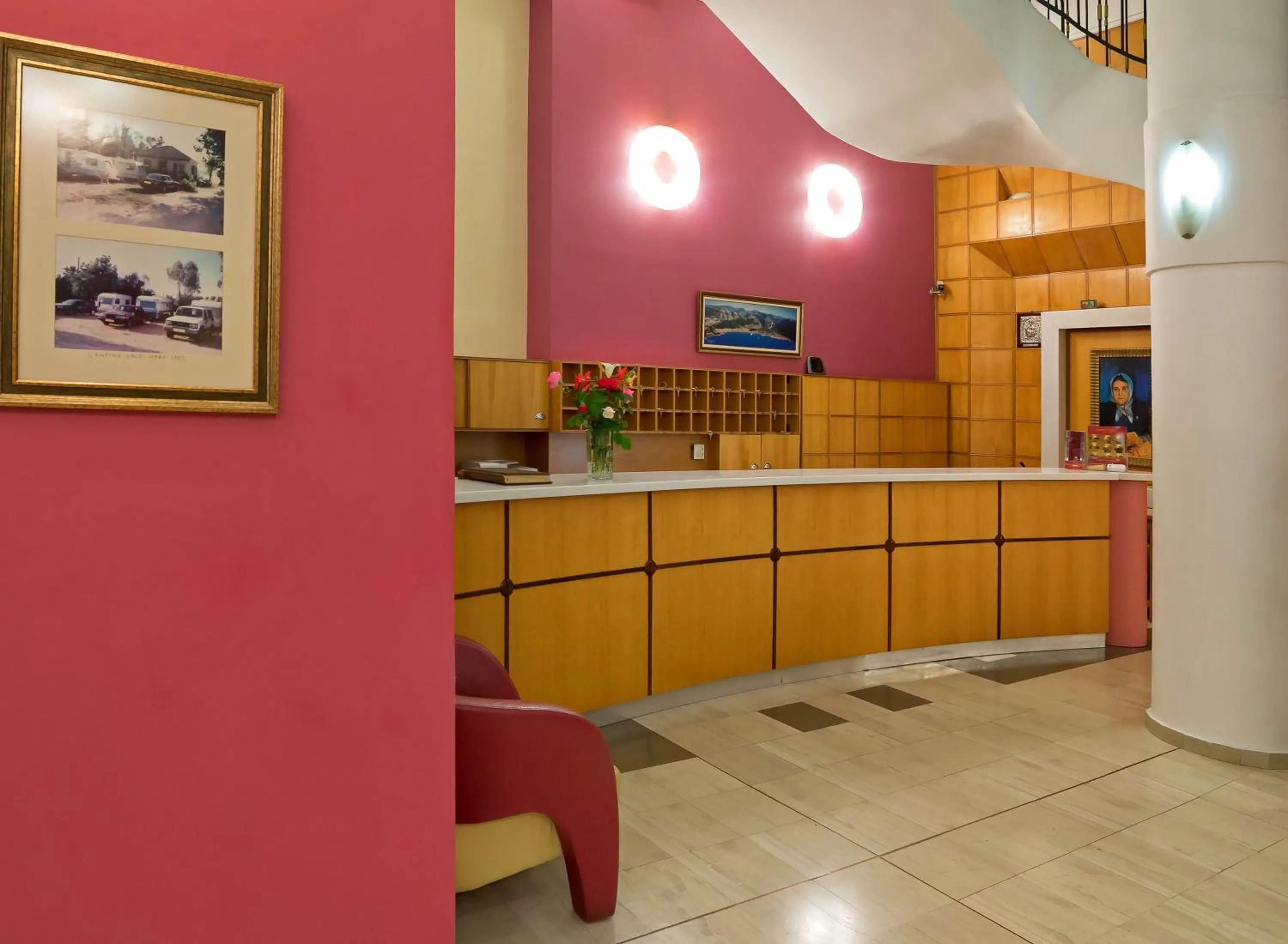 Lobby or reception in Angelika Pallas Hotel