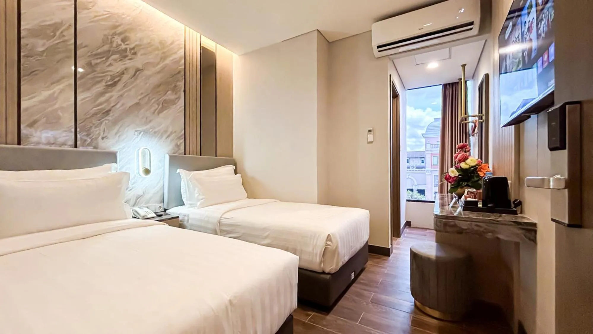 Bedroom, Bed in d'primahotel PIK Jakarta