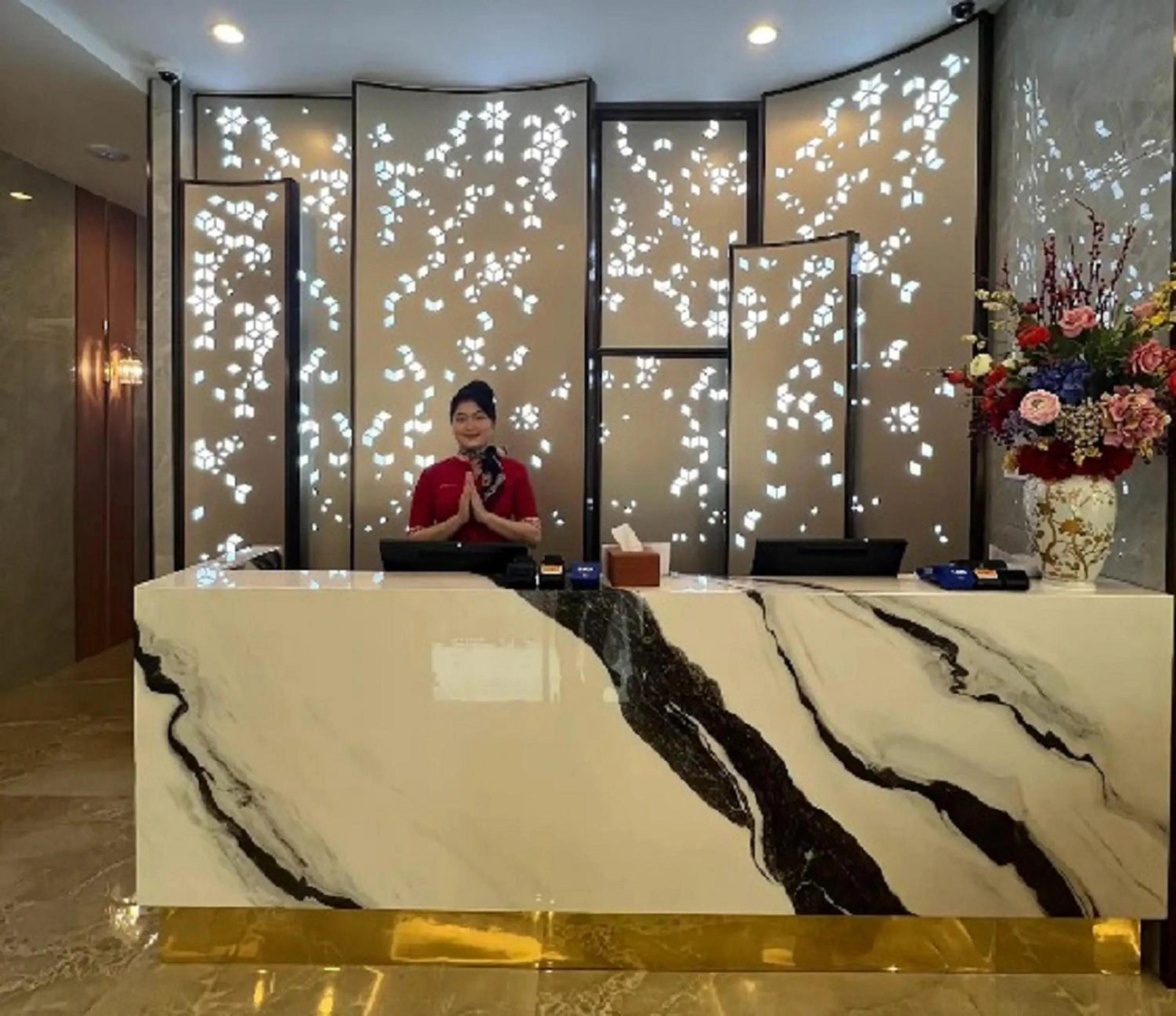 Lobby or reception in d'primahotel PIK Jakarta