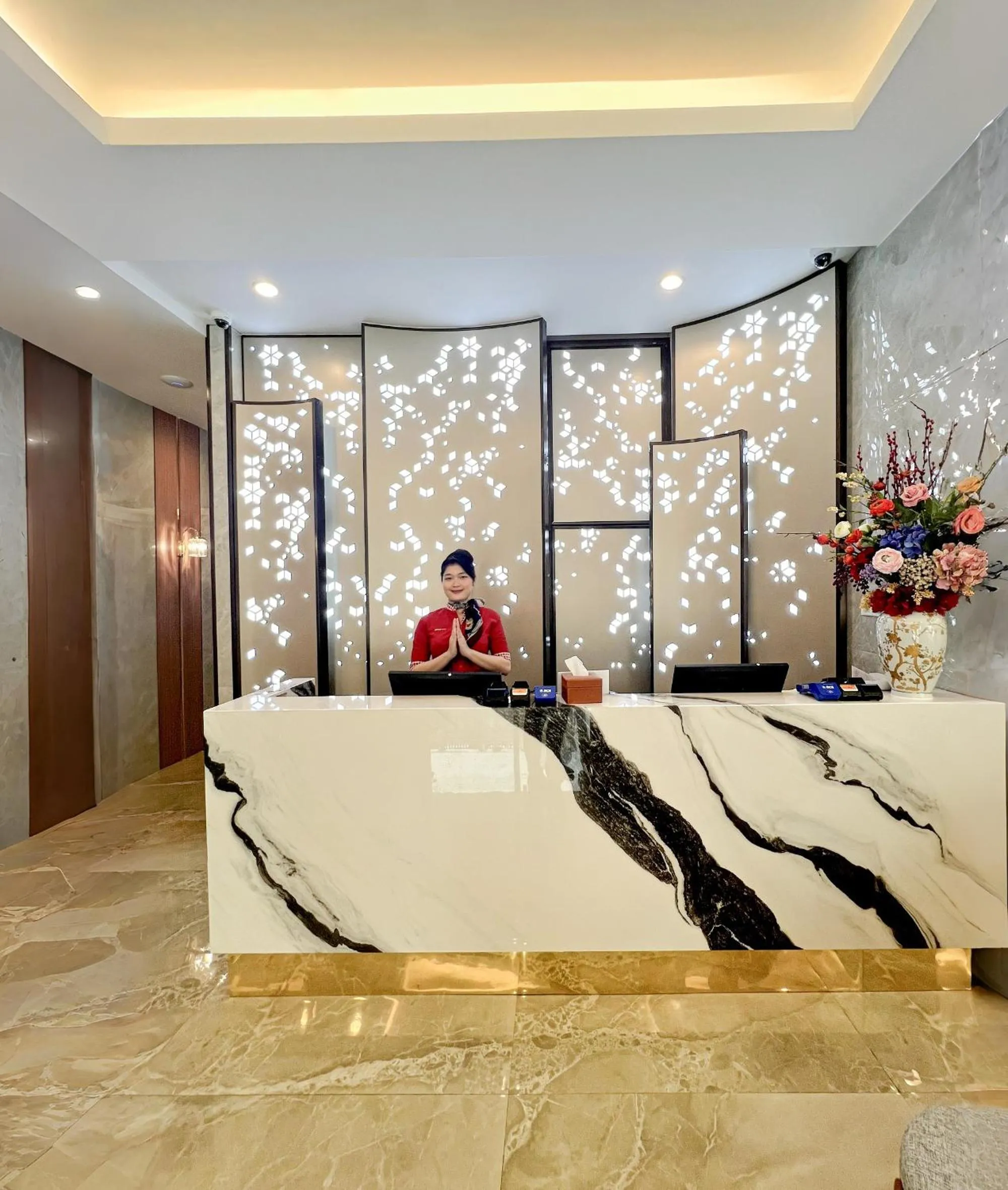 Lobby or reception in d'primahotel PIK Jakarta