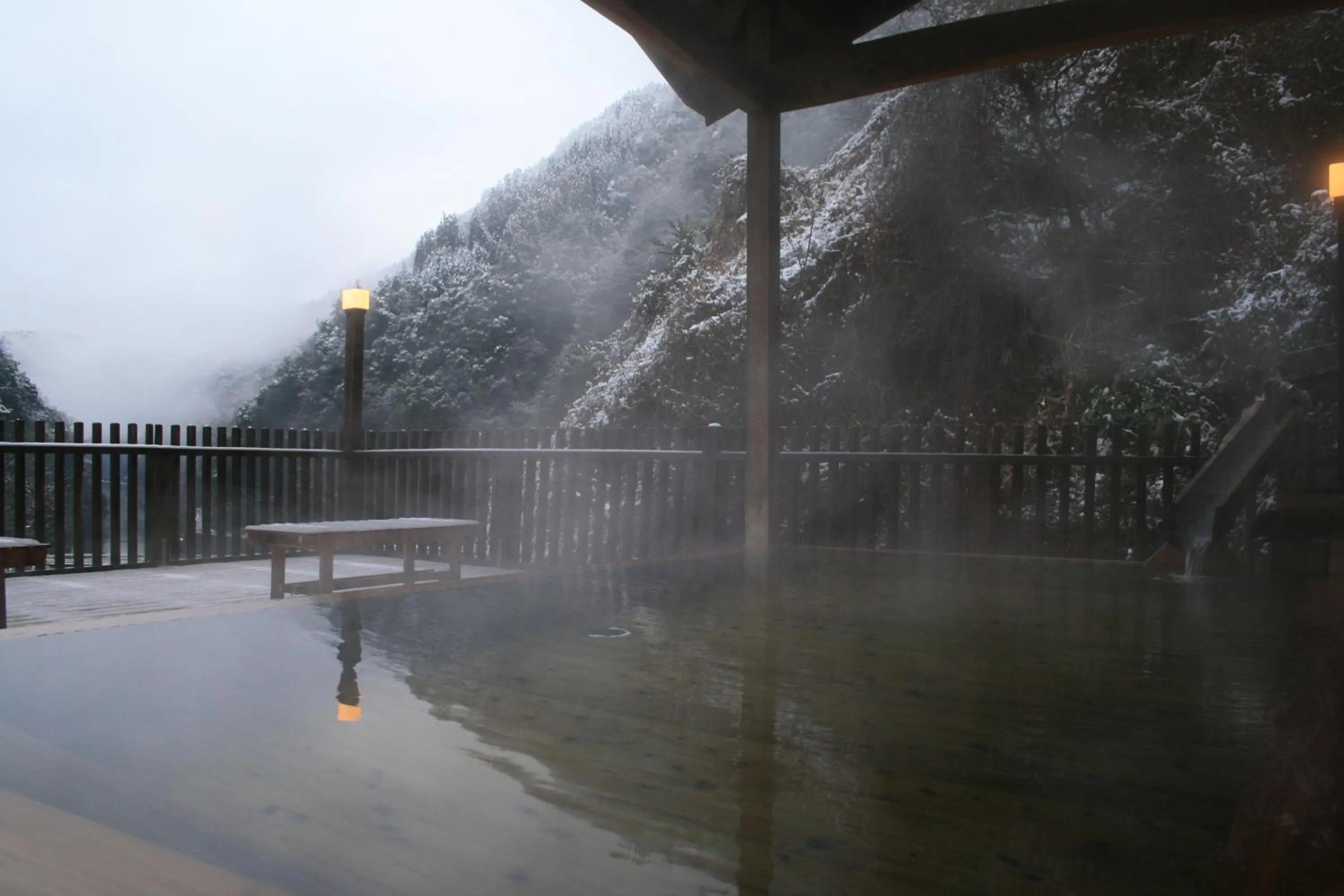 Hot Spring Bath in Tsuetate Onsen Hotel Hizenya