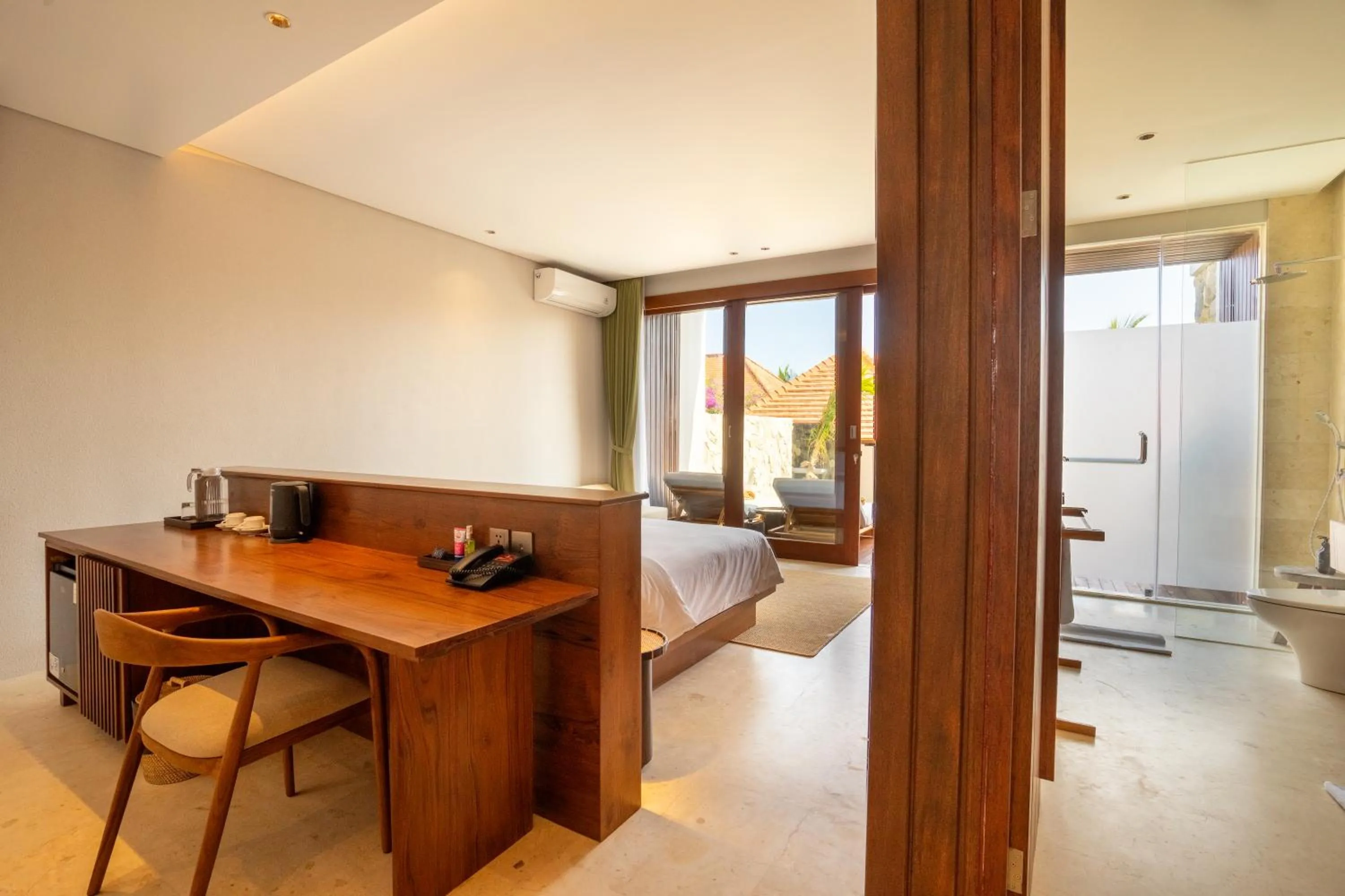 Bedroom, Bed in Amarta Beach Retreat by Nakula