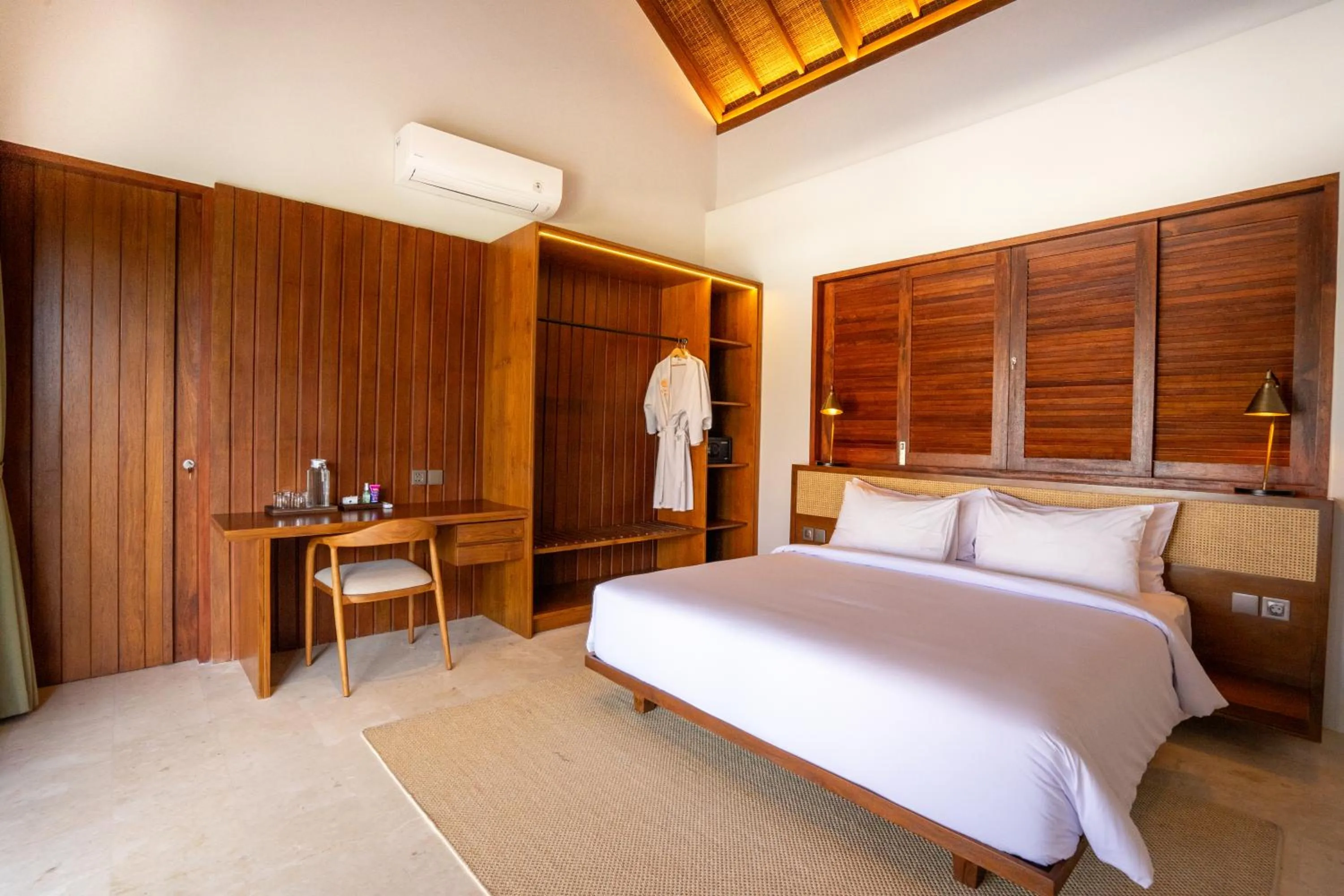 Bedroom, Bed in Amarta Beach Retreat by Nakula