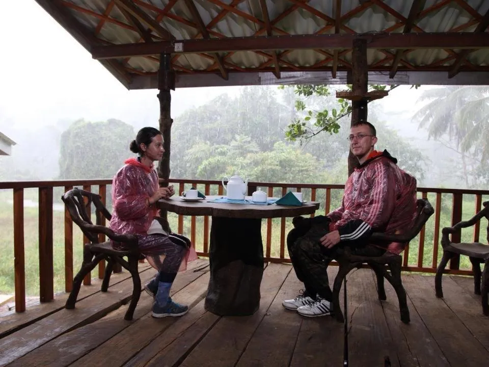 Balcony/Terrace in Sinharaja Hostel