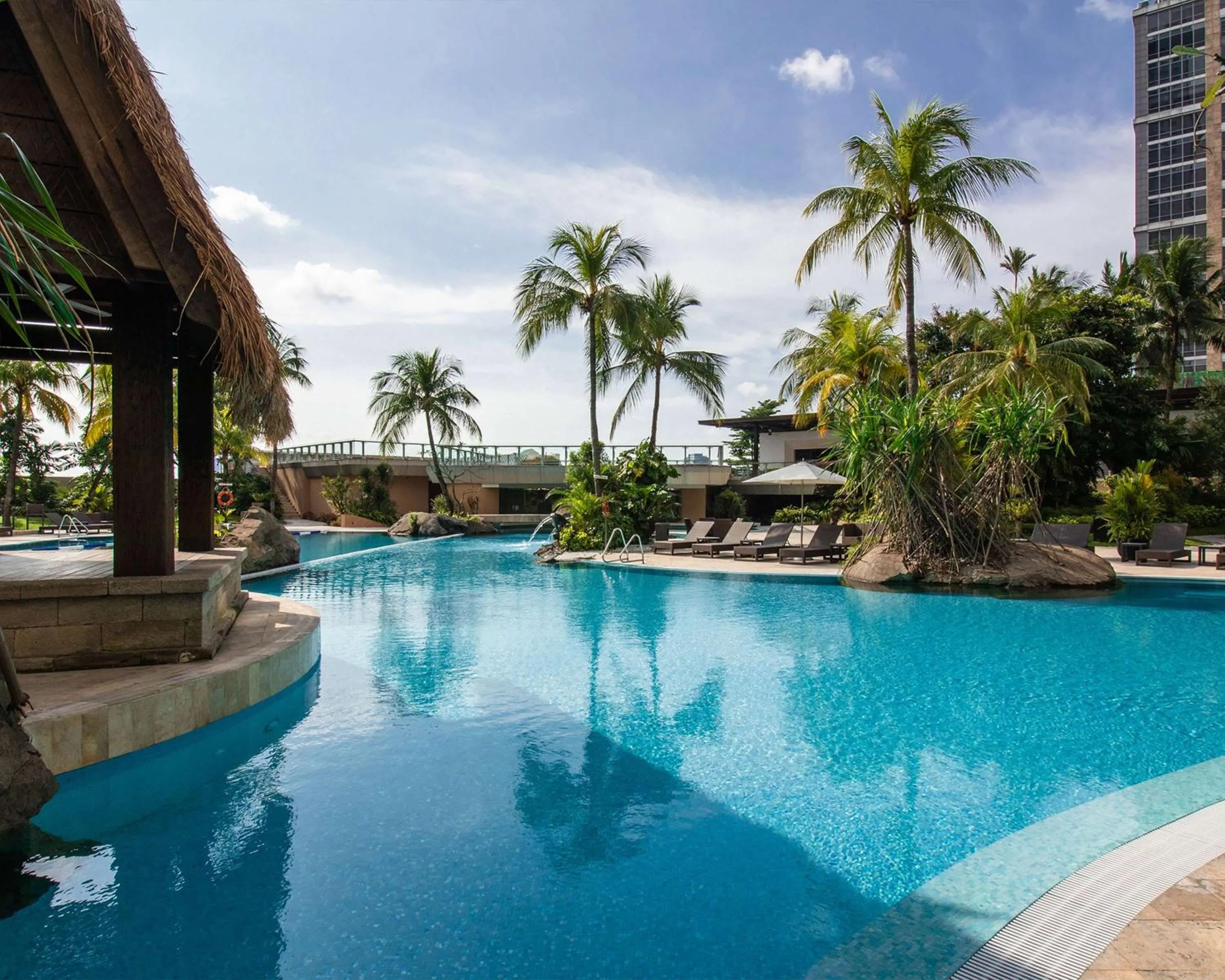 Swimming pool in Grand Hyatt Jakarta