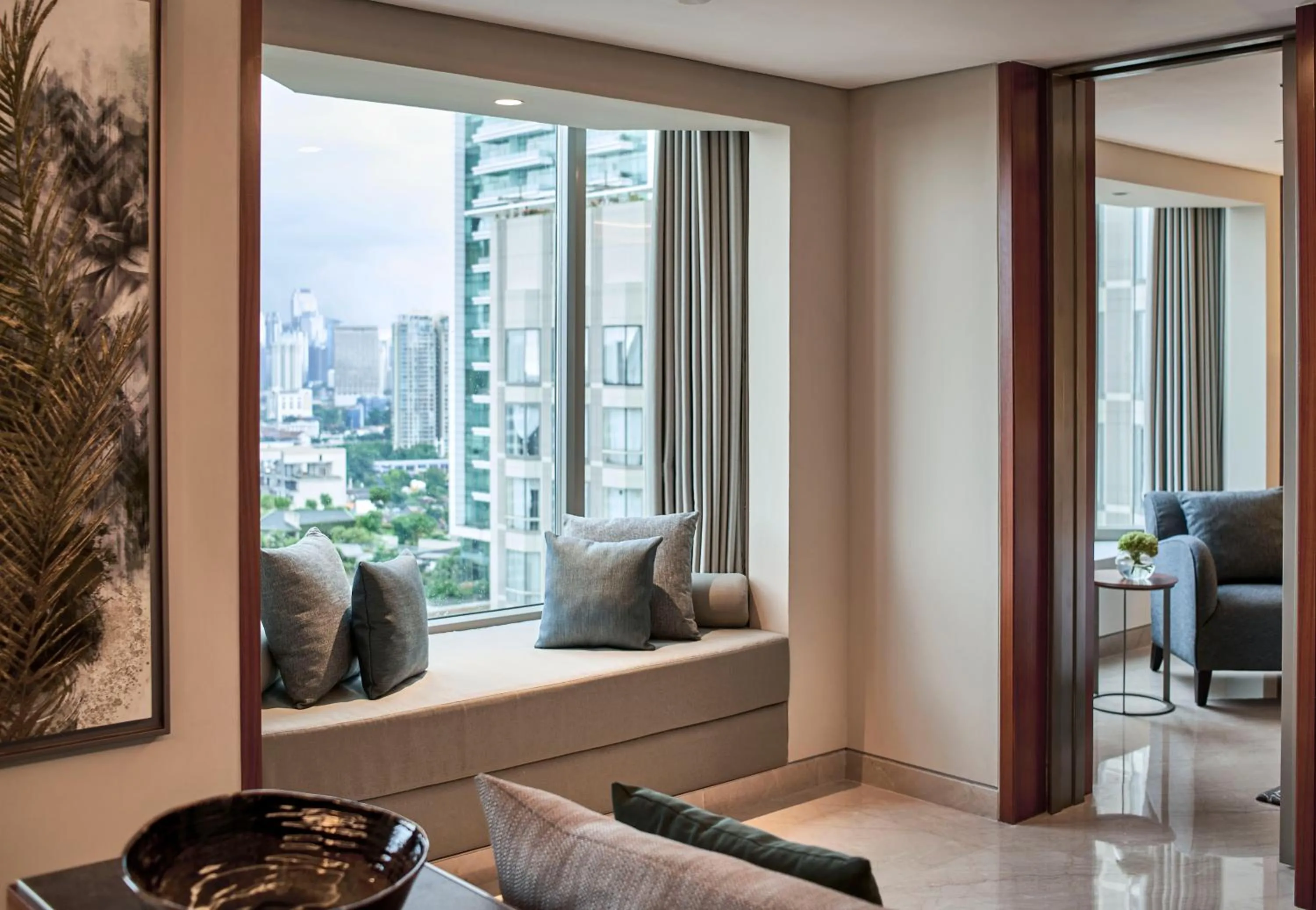 Seating area in Grand Hyatt Jakarta