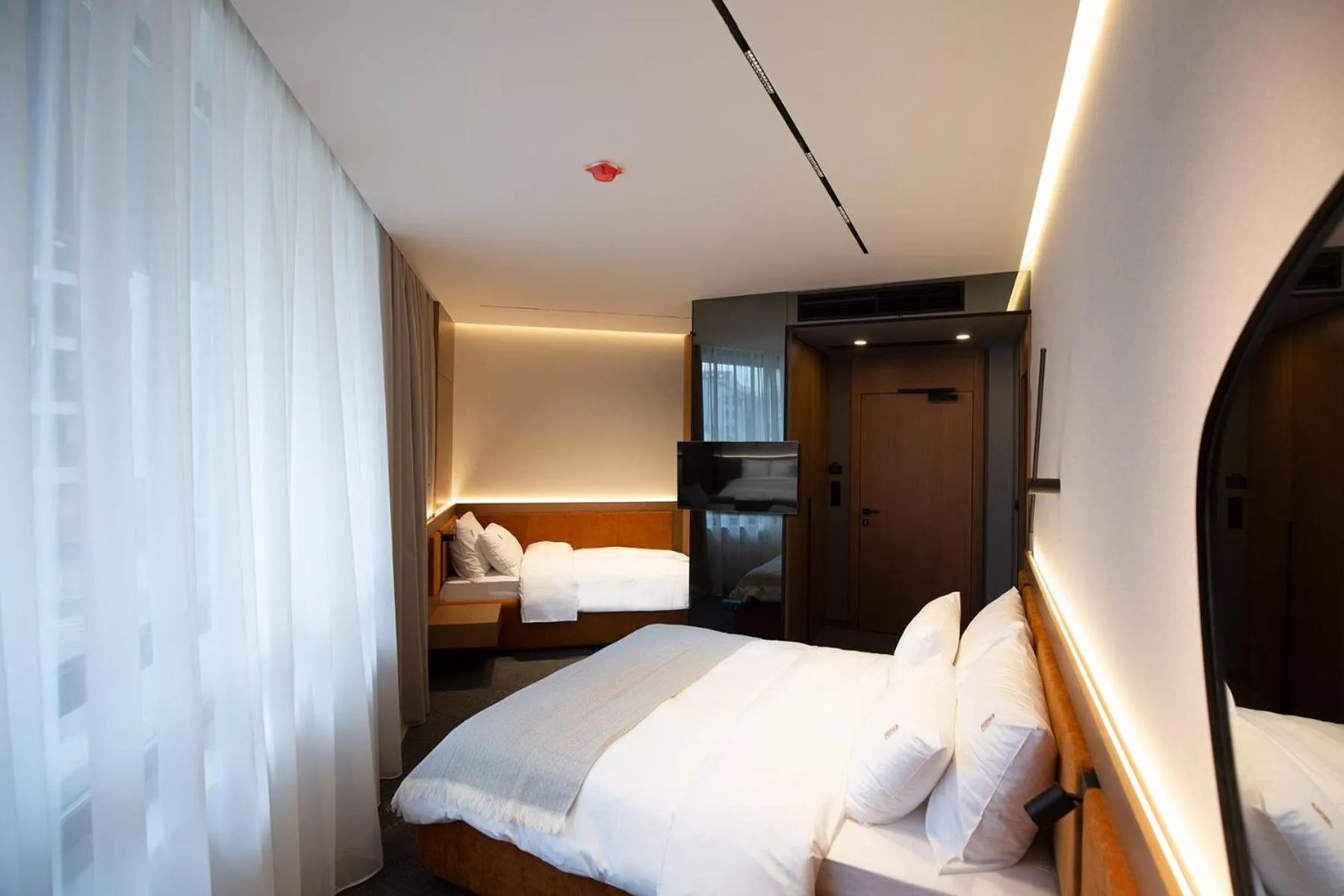 Bedroom, Bed in Garni Hotel Galeria