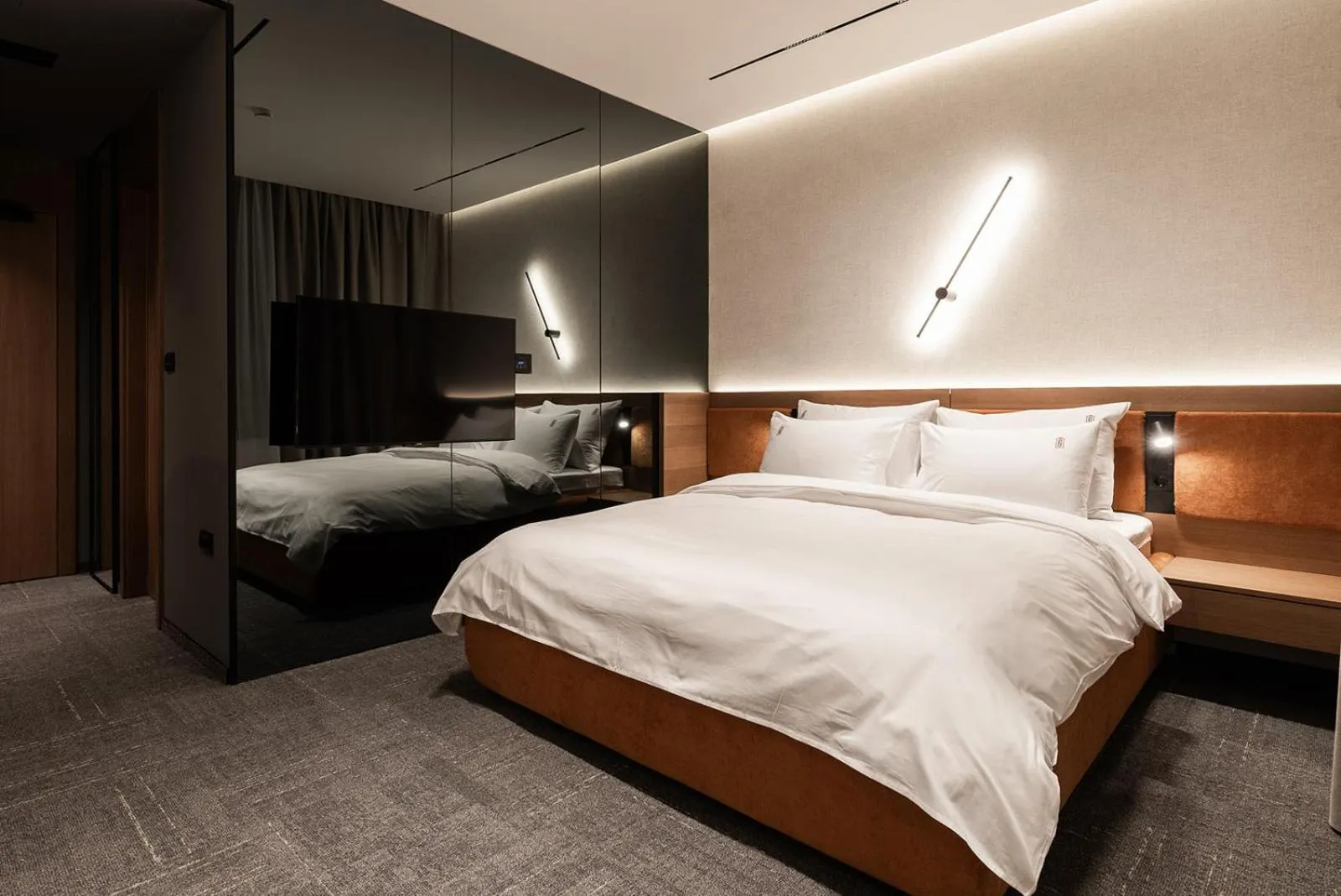 Bed in Garni Hotel Galeria