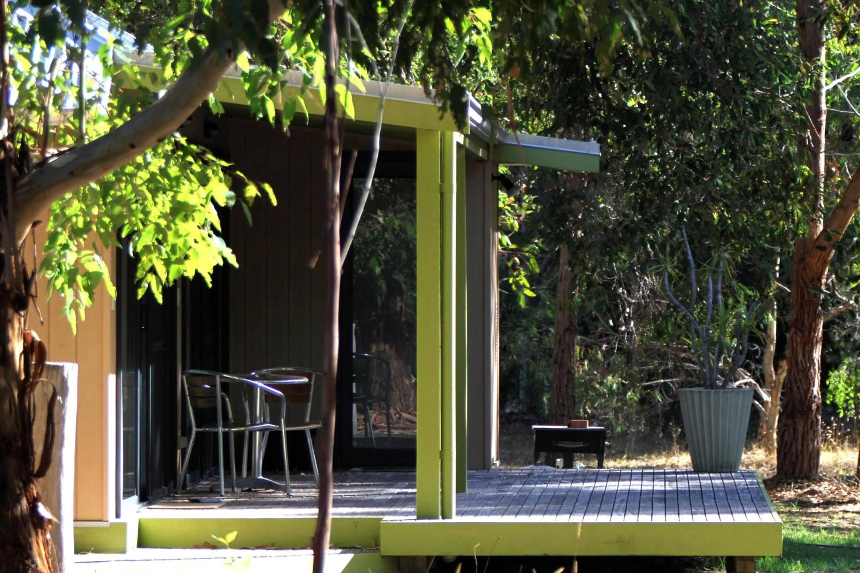 Patio in Ellensbrook Cottages