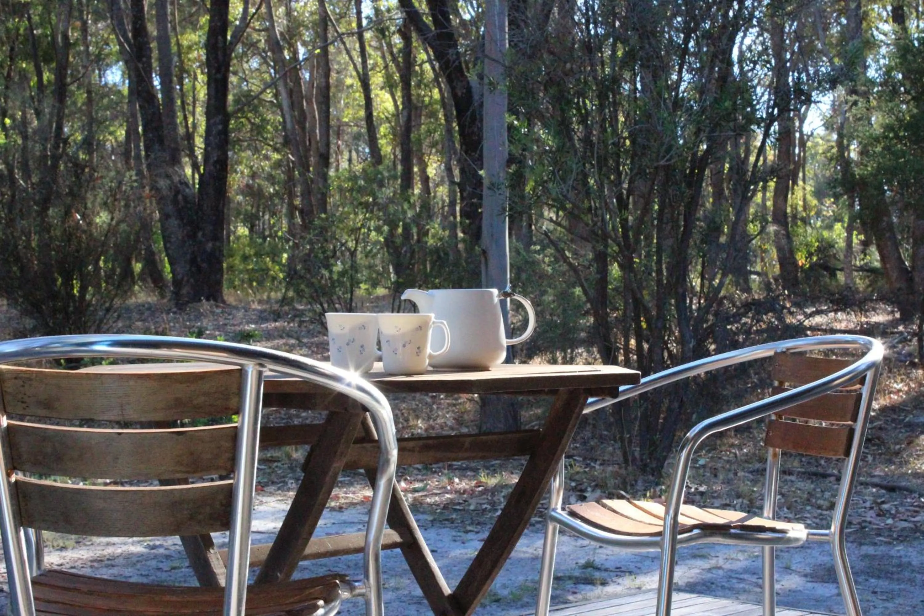 Patio in Ellensbrook Cottages