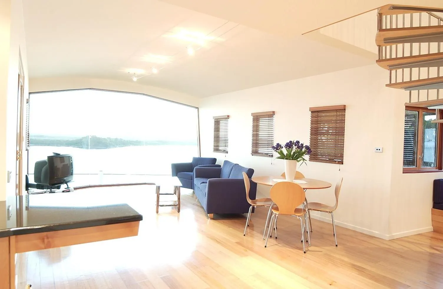 Living room in Wheelhouse Apartments