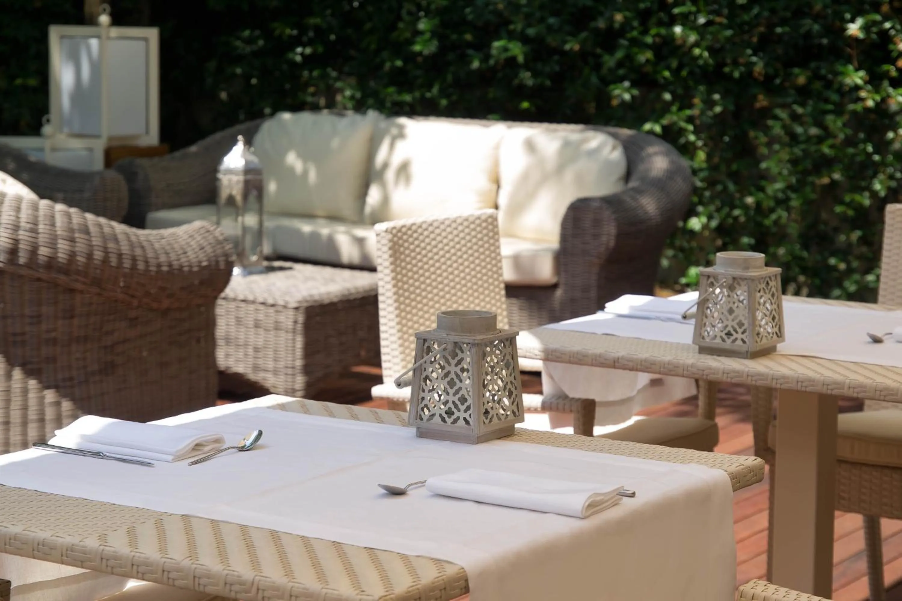 Garden view in Hotel Maestrale