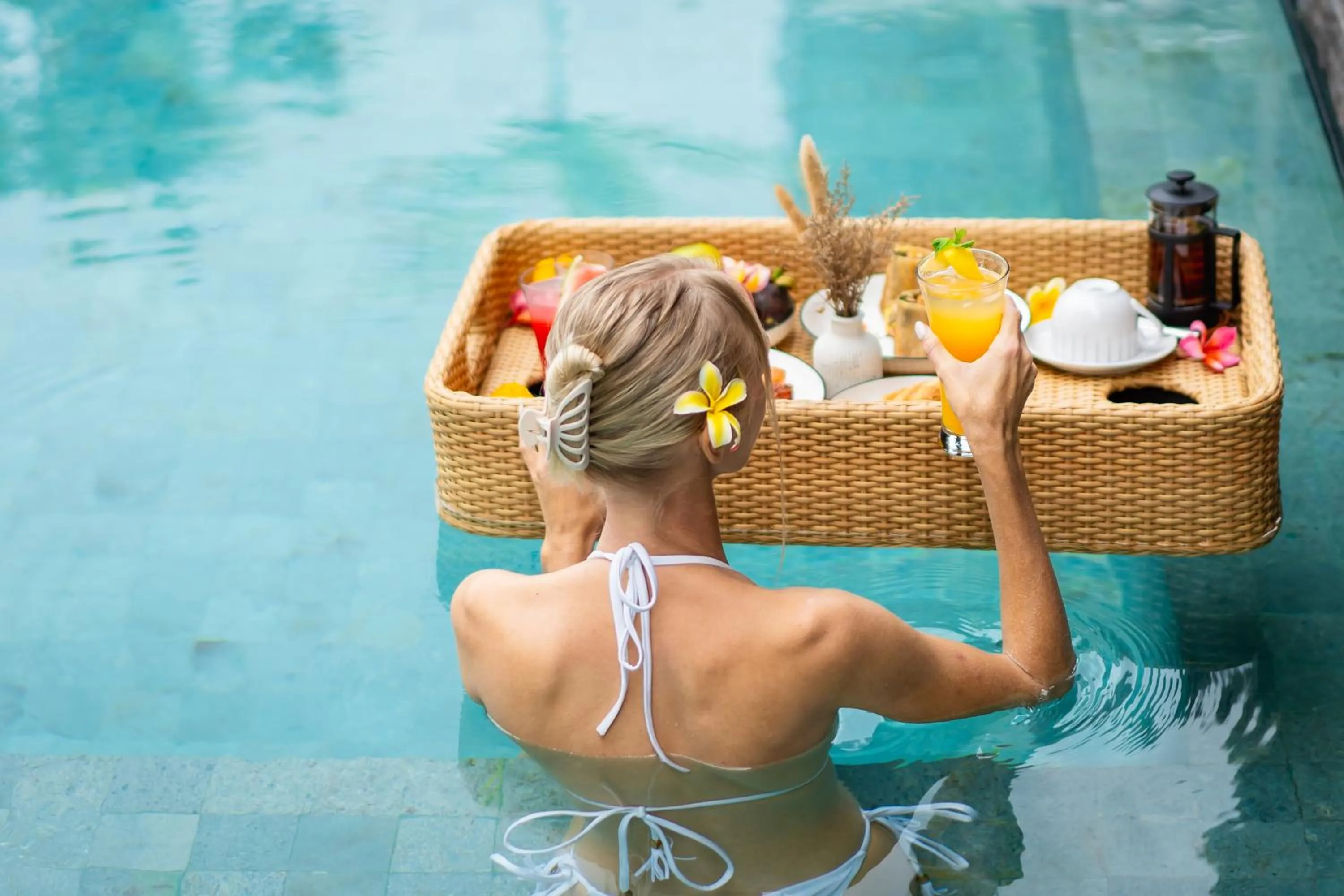 Swimming pool in The Line Canggu