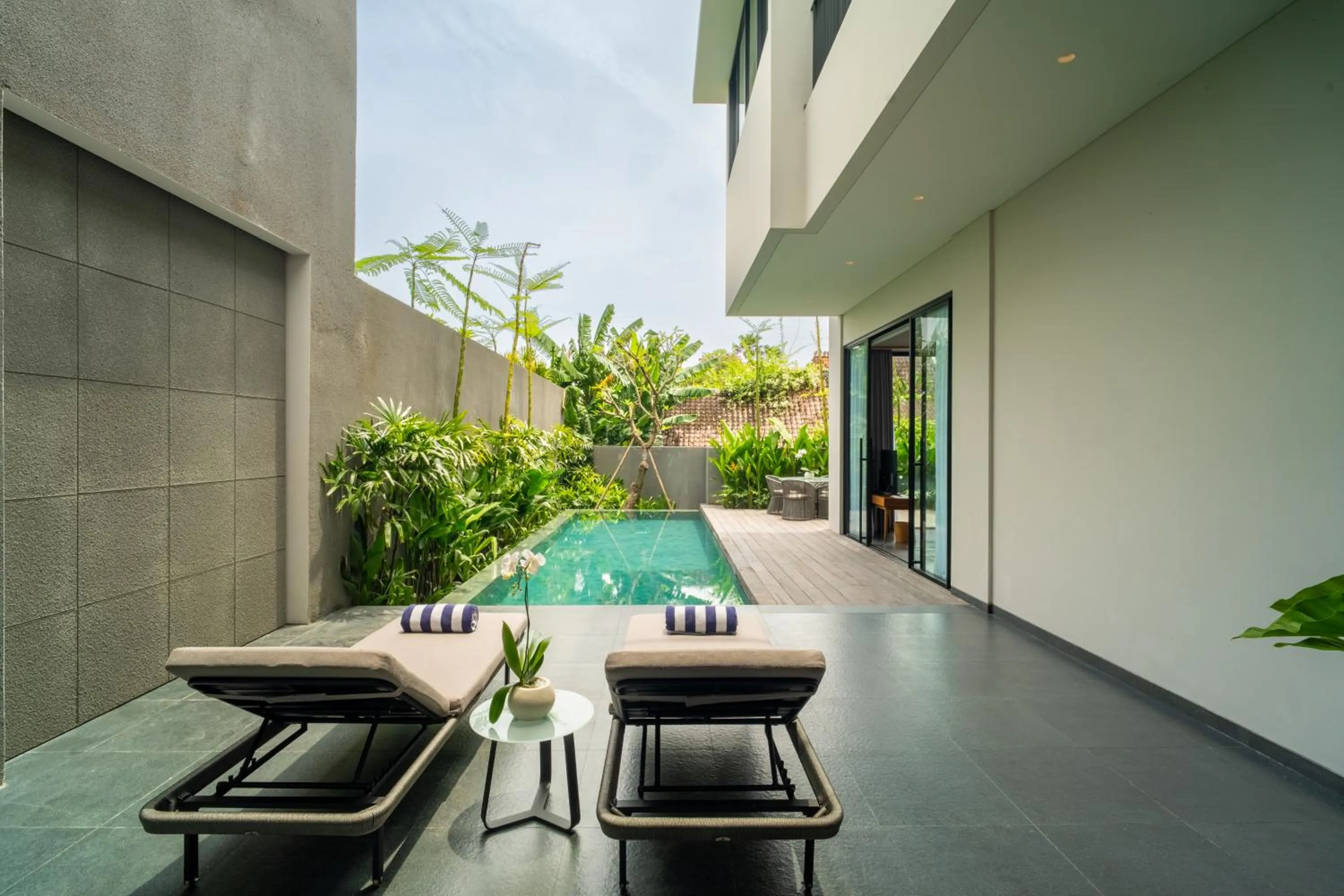 Pool view in The Line Canggu