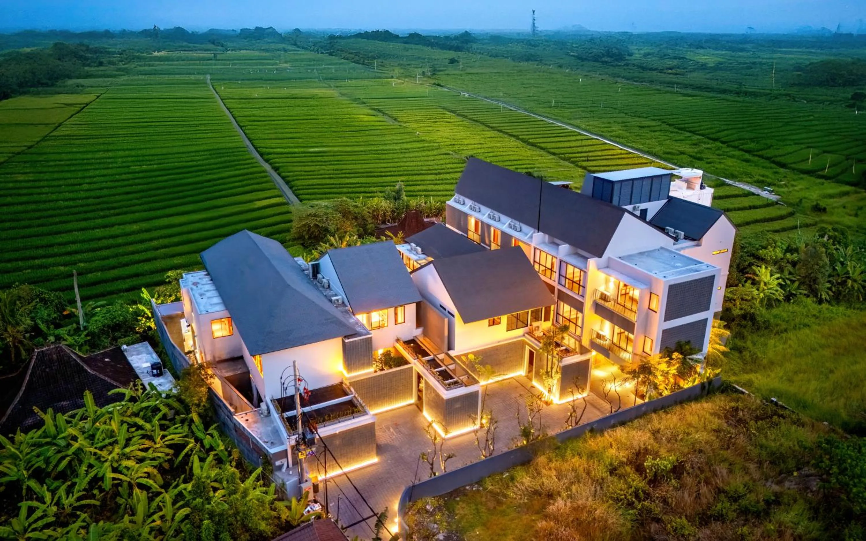 Bird's eye view in The Line Canggu