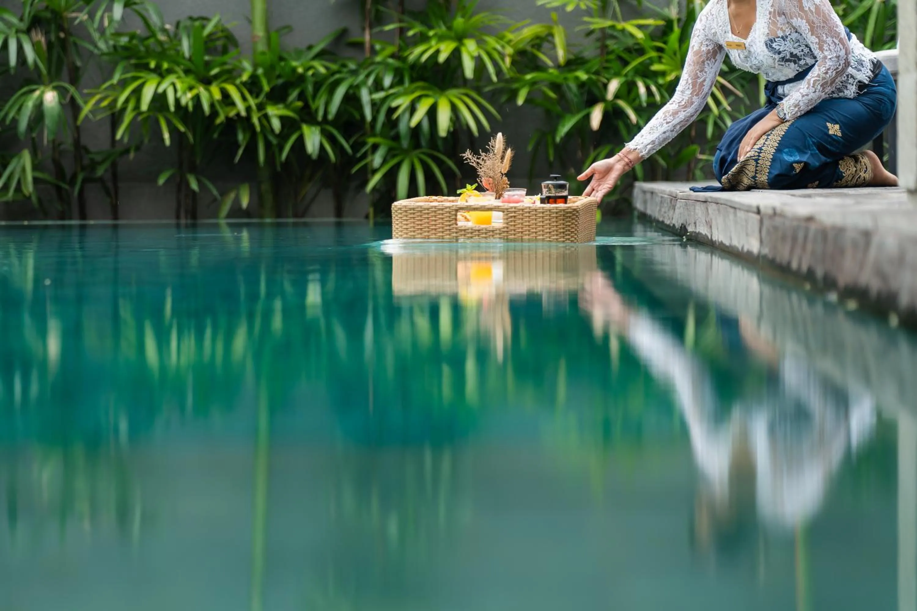 Swimming pool in The Line Canggu