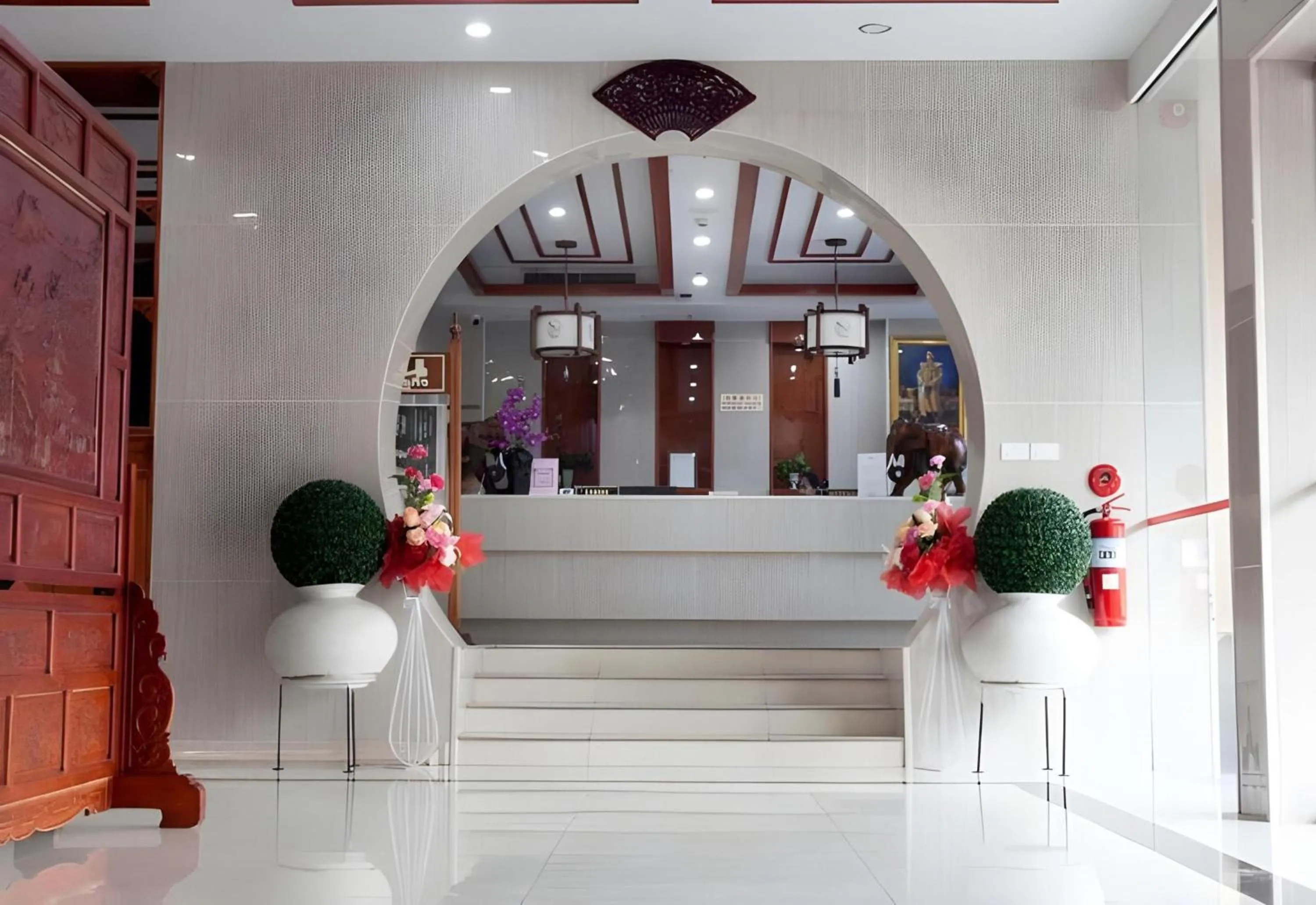 Lobby or reception in Palette The Travellers Hotel Bangkok